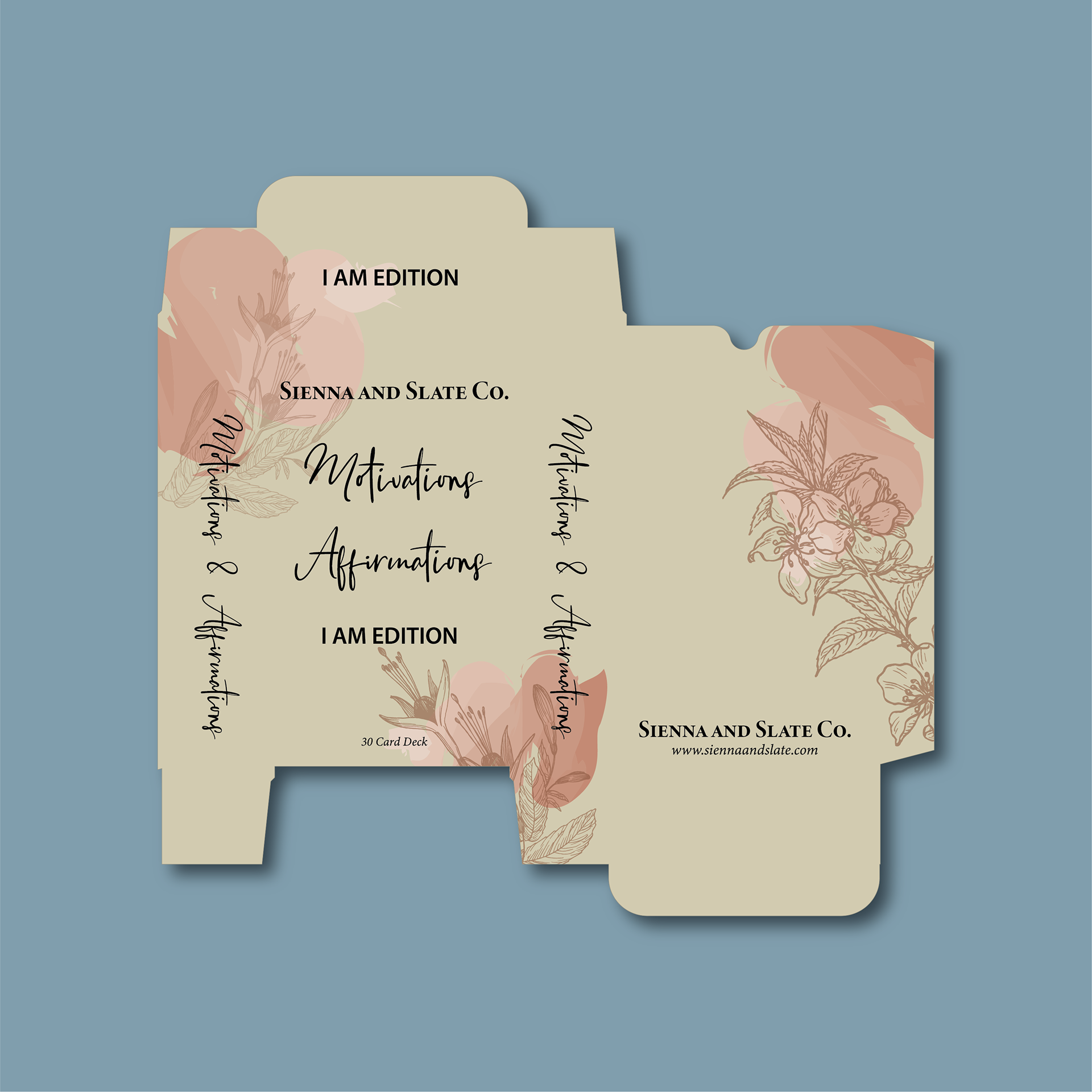 Box for motivational cards