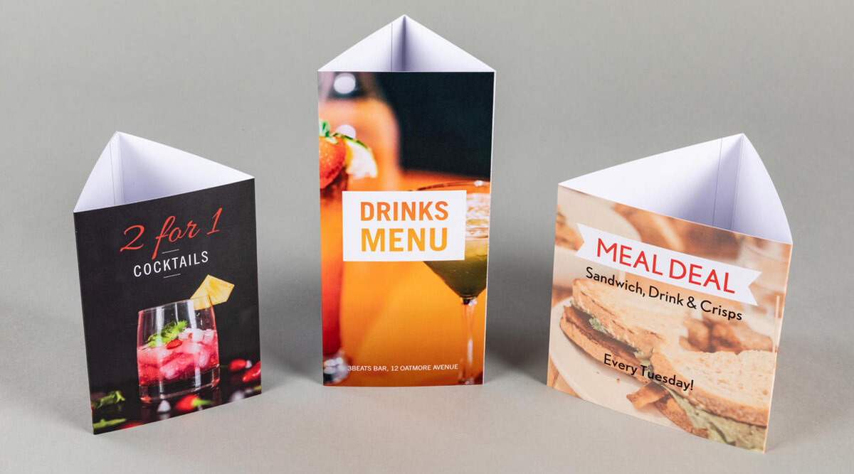 Menús / Tend cards