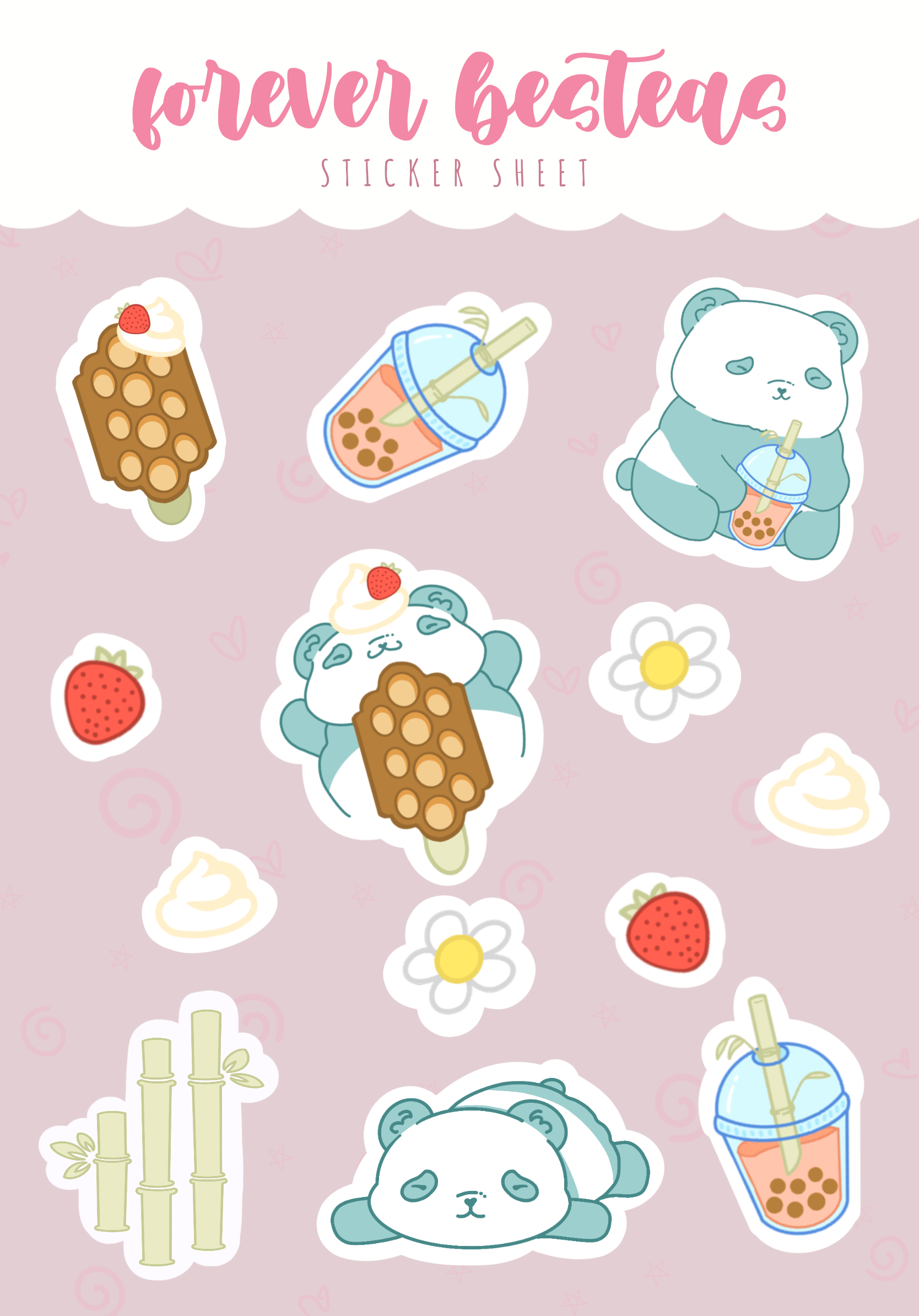 Sticker Sheet Design: Merchandise Piece (2 of 2)