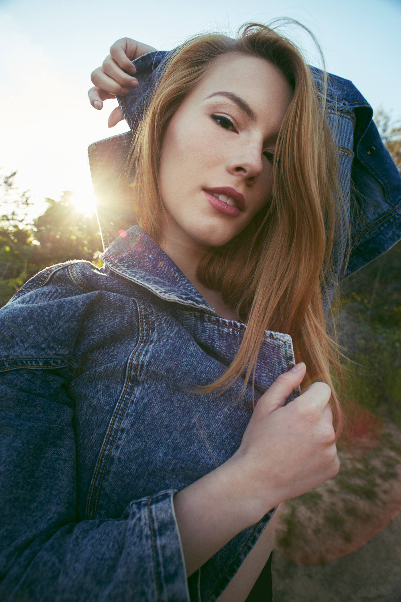 Beautiful red headed female model / dancer.  Photo by Modern Human