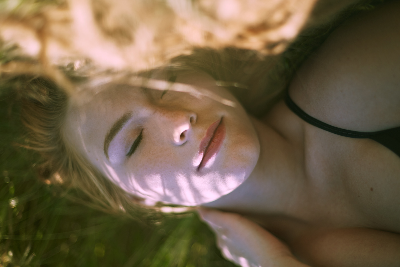 Beautiful red headed female model / dancer.  Photo by Modern Human