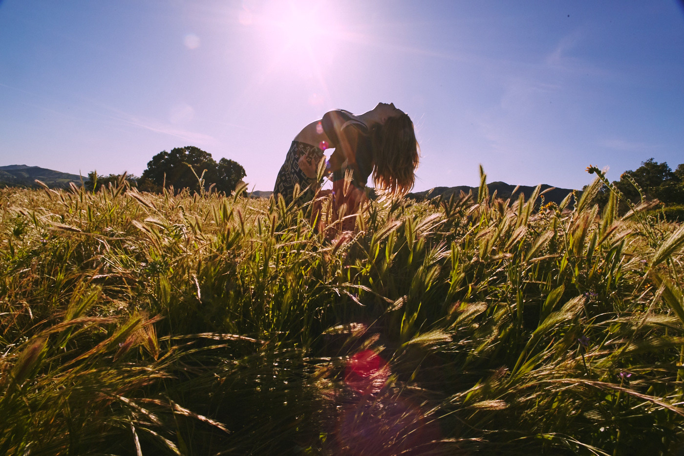 Beautiful red headed female model / dancer.  Photo by Modern Human