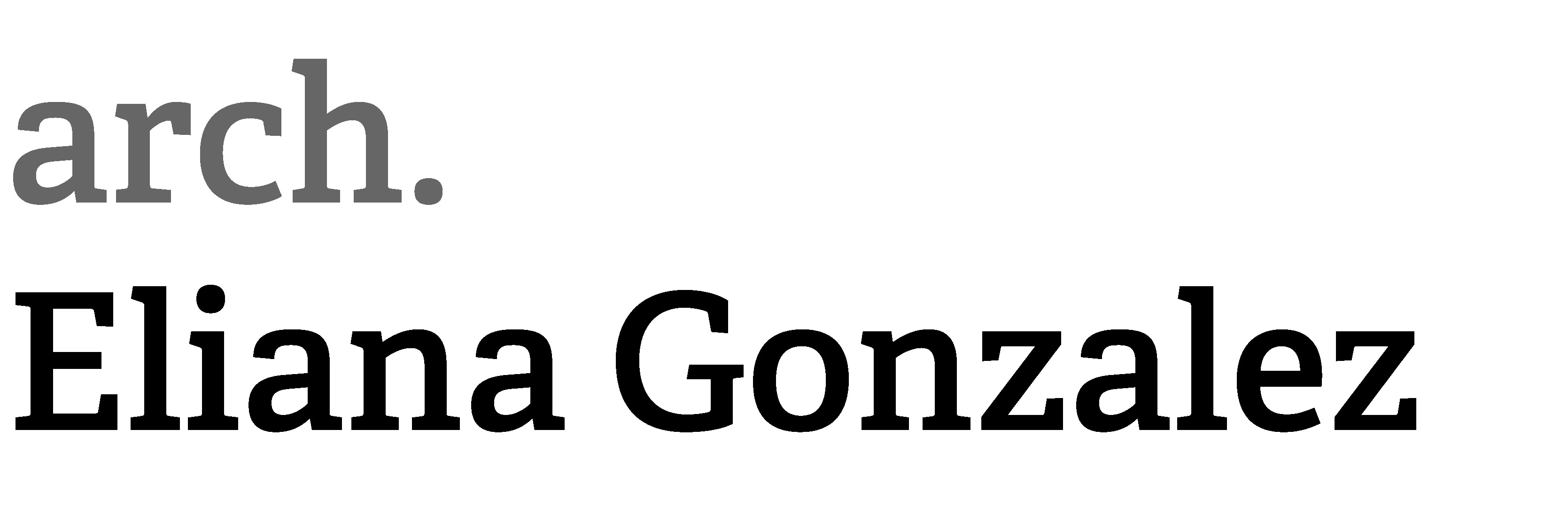 Arch. Eliana Gonzalez