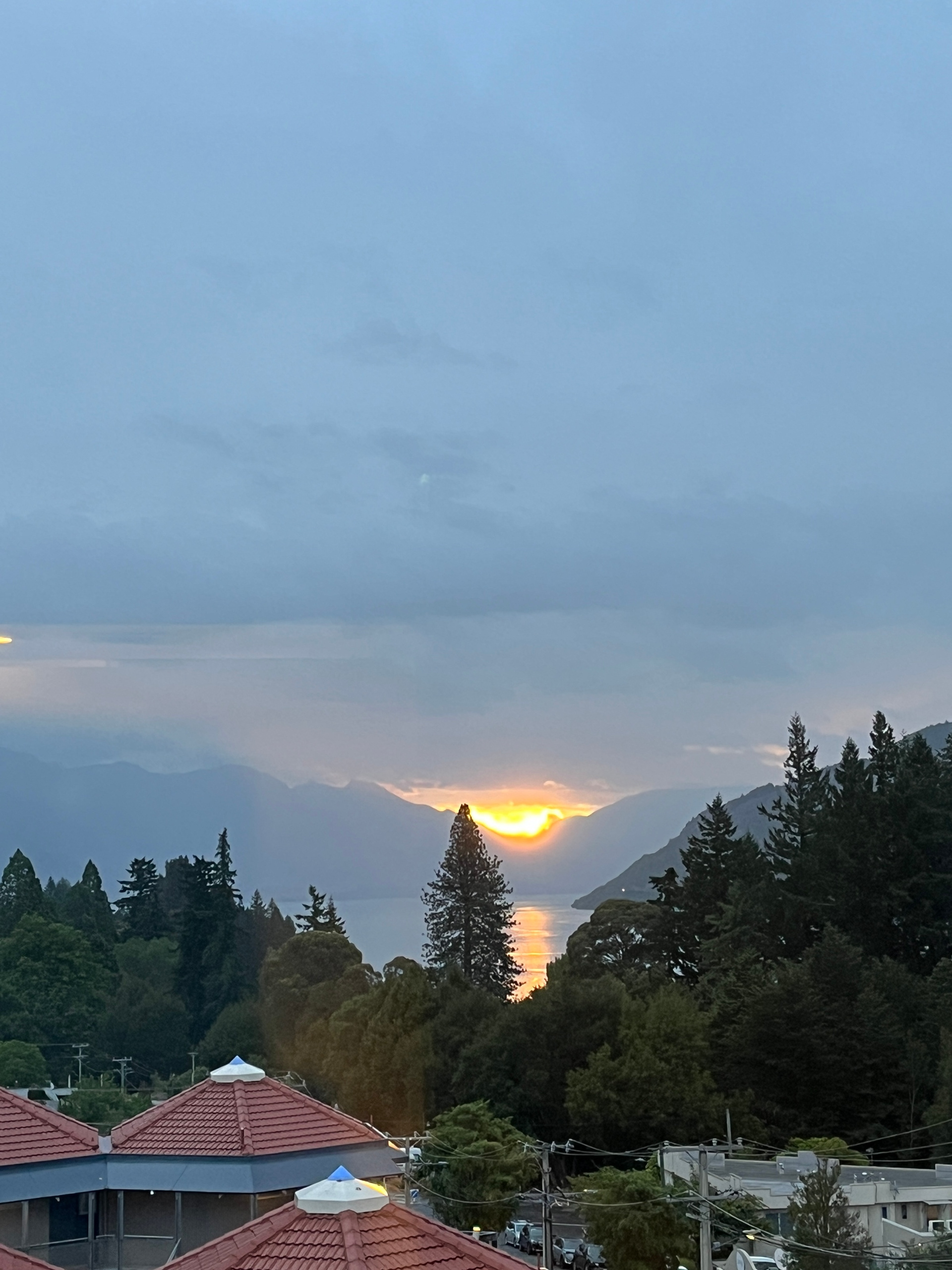 Sunset in Queenstown