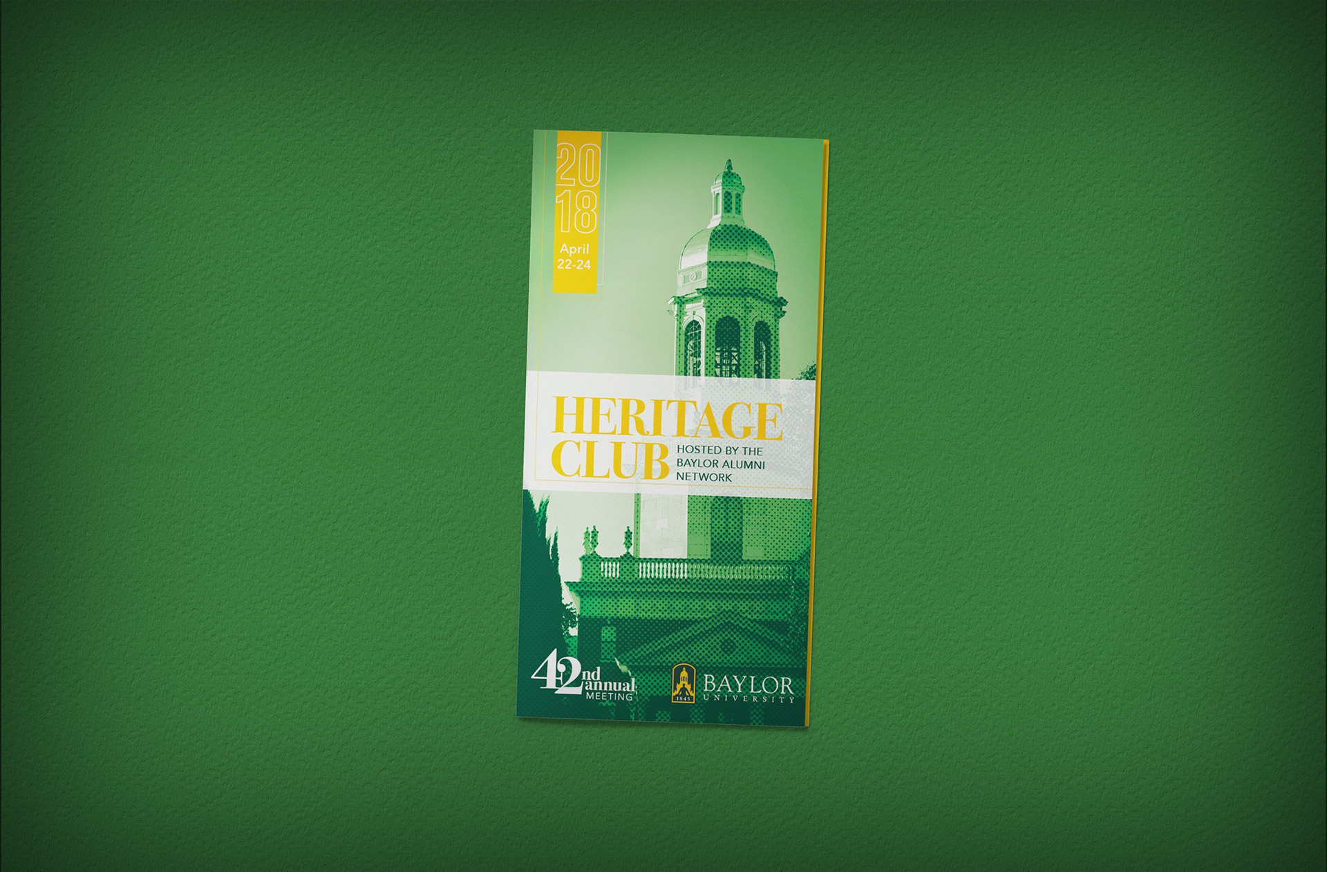 Baylor Heritage Club | 2018 Brochure Cover
