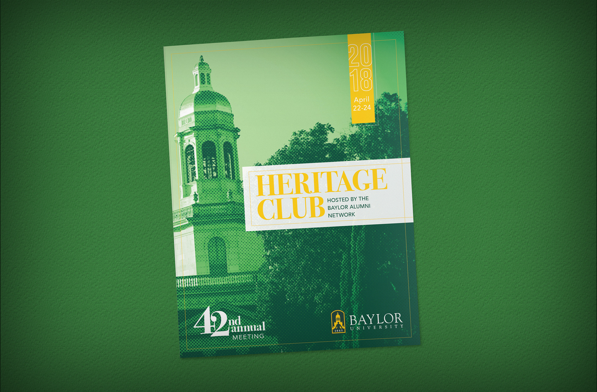 Baylor Heritage Club | 2018 Program Cover