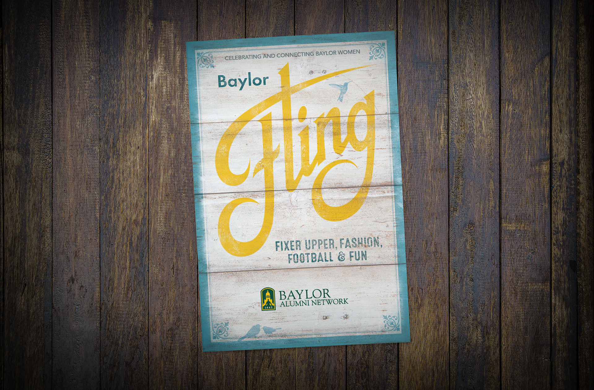 Baylor Fling | 2016 Women's Event Program Cover
