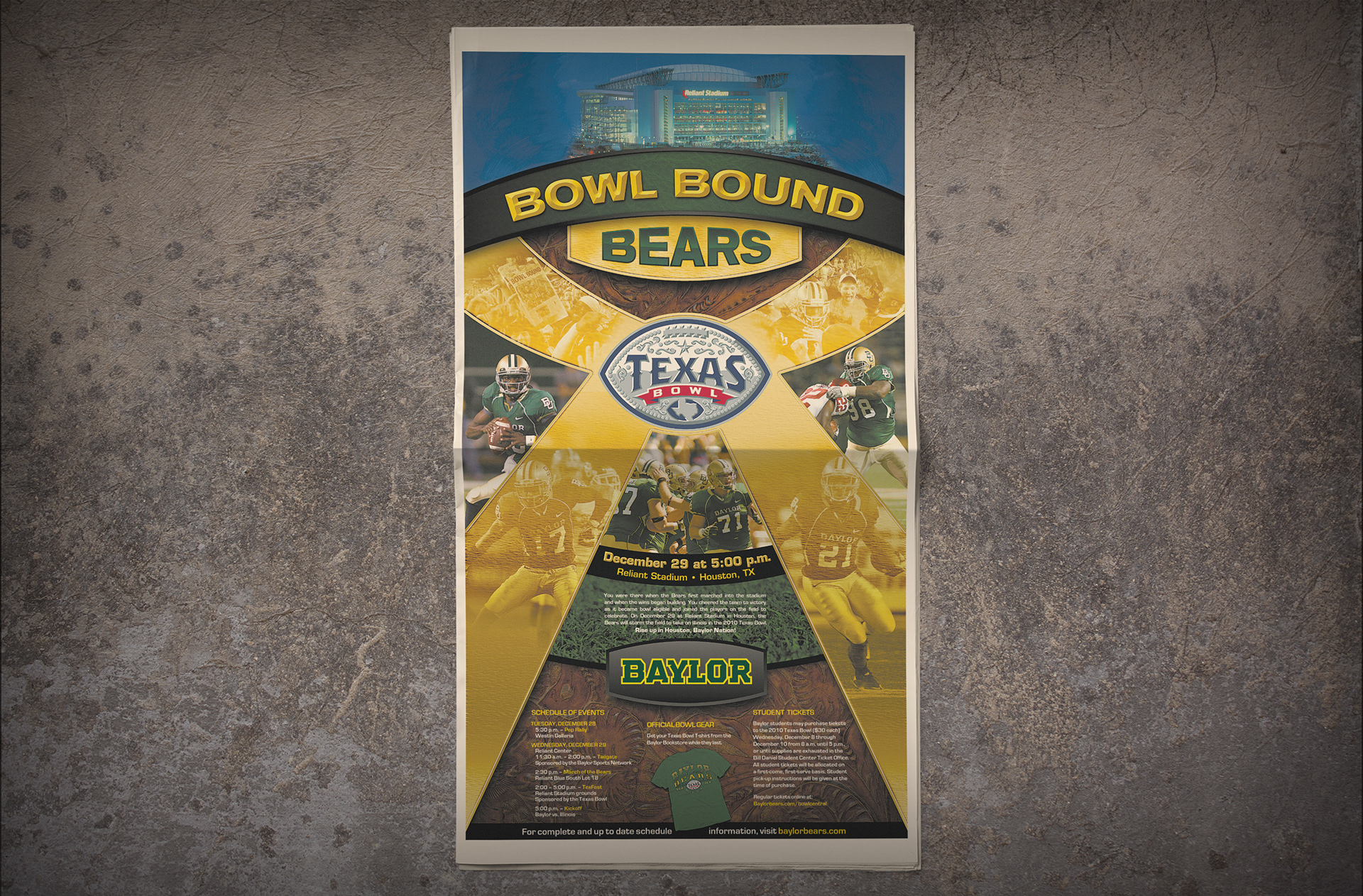 2010 Texas Bowl | Full-Page Newspaper
