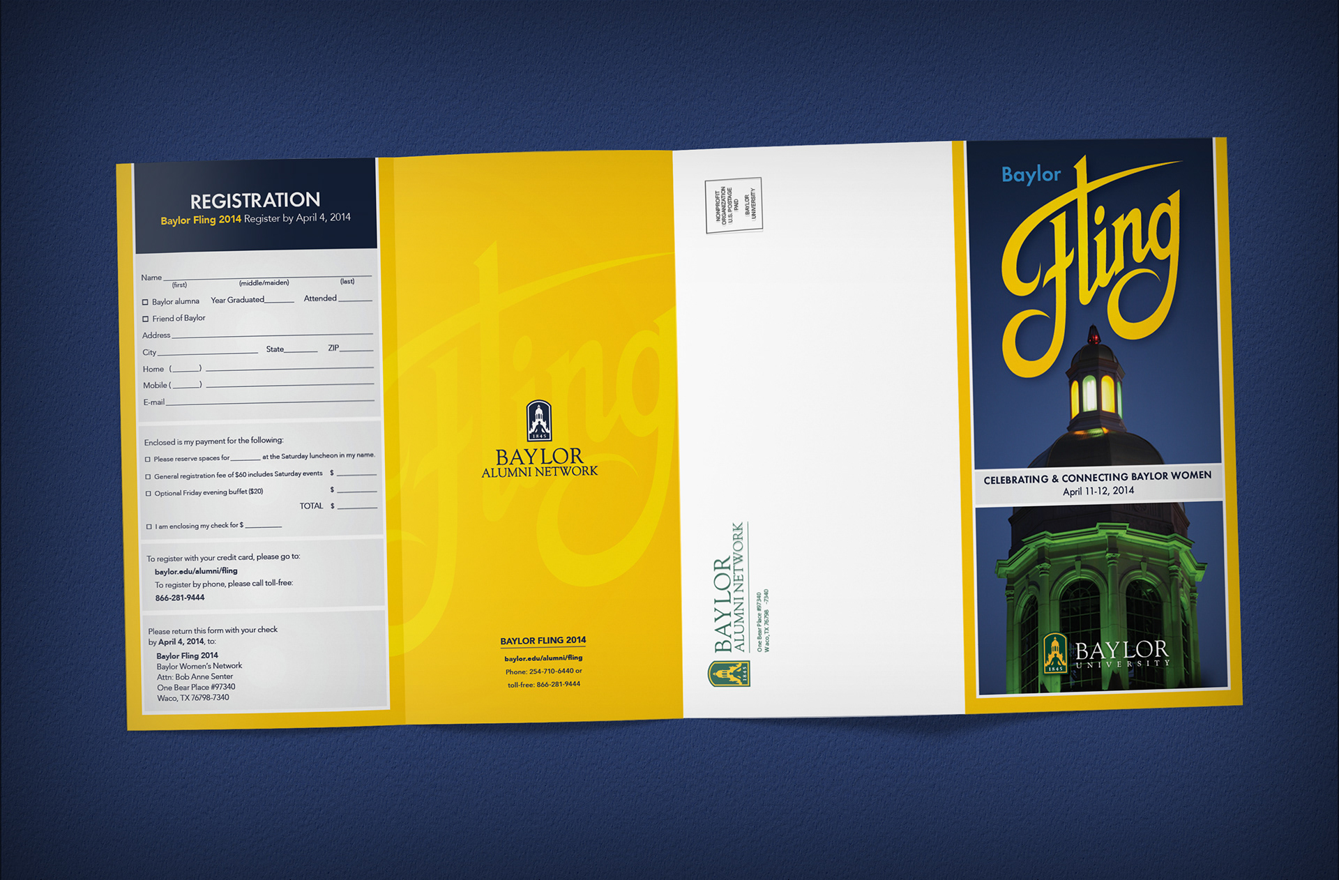 Baylor Fling | 2014 Women's Event Brochure Exterior