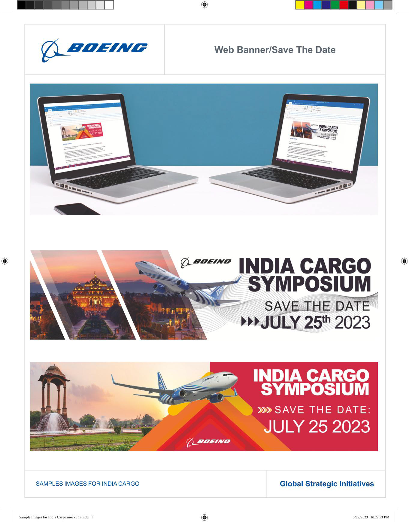 Sample Images for project manager to choose from while working for Boeing