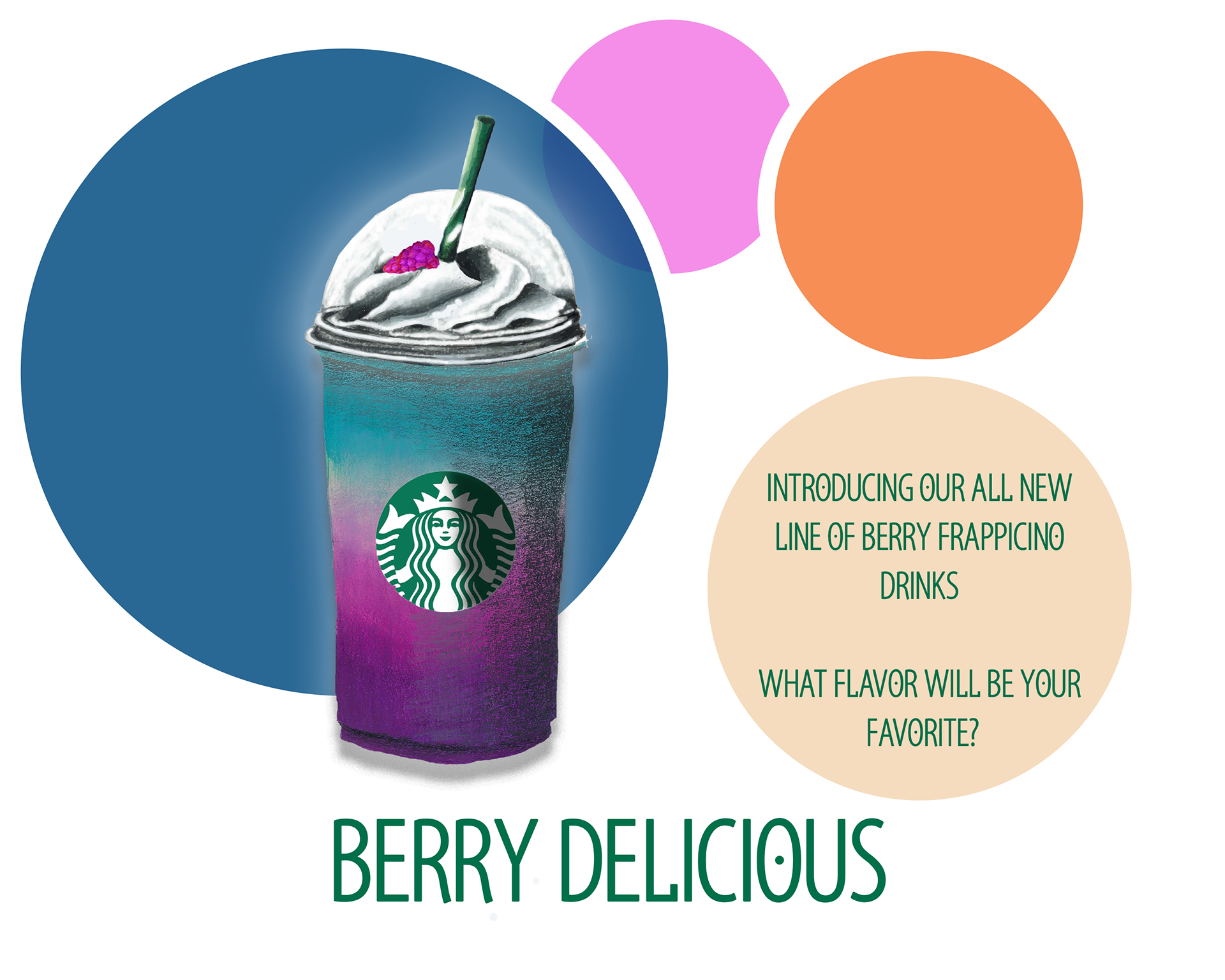 One of three final posters designed for a proposed ad campaign