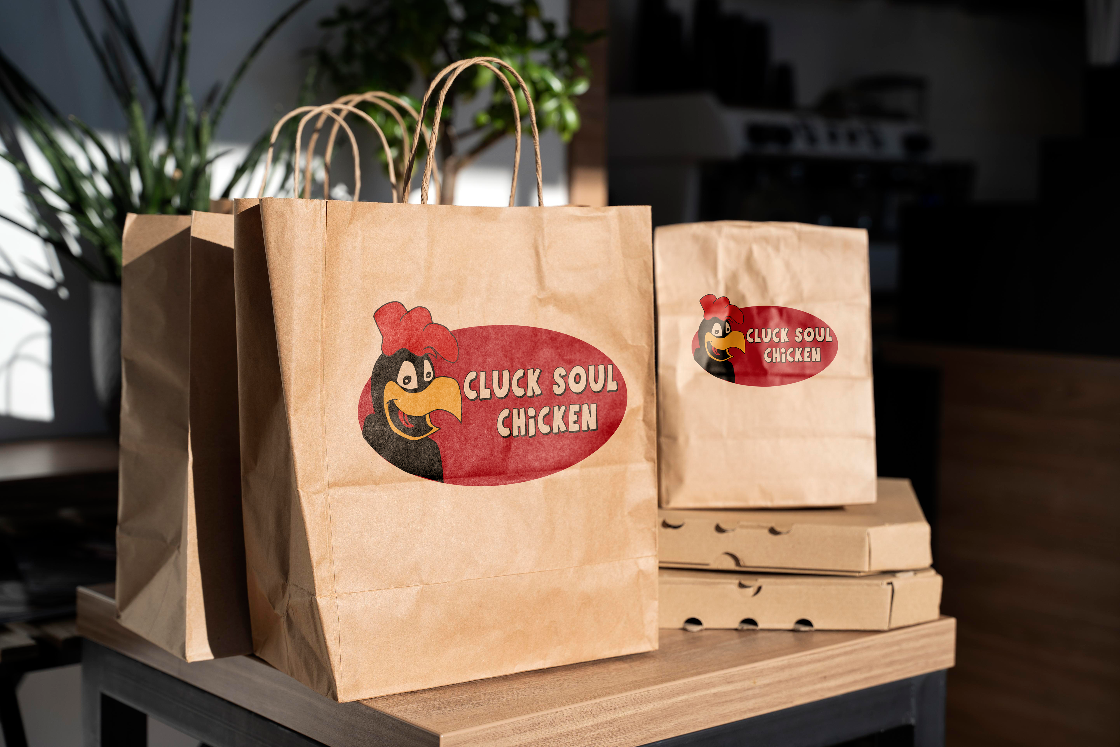 Cluck Soul Chicken's To-go Packaging