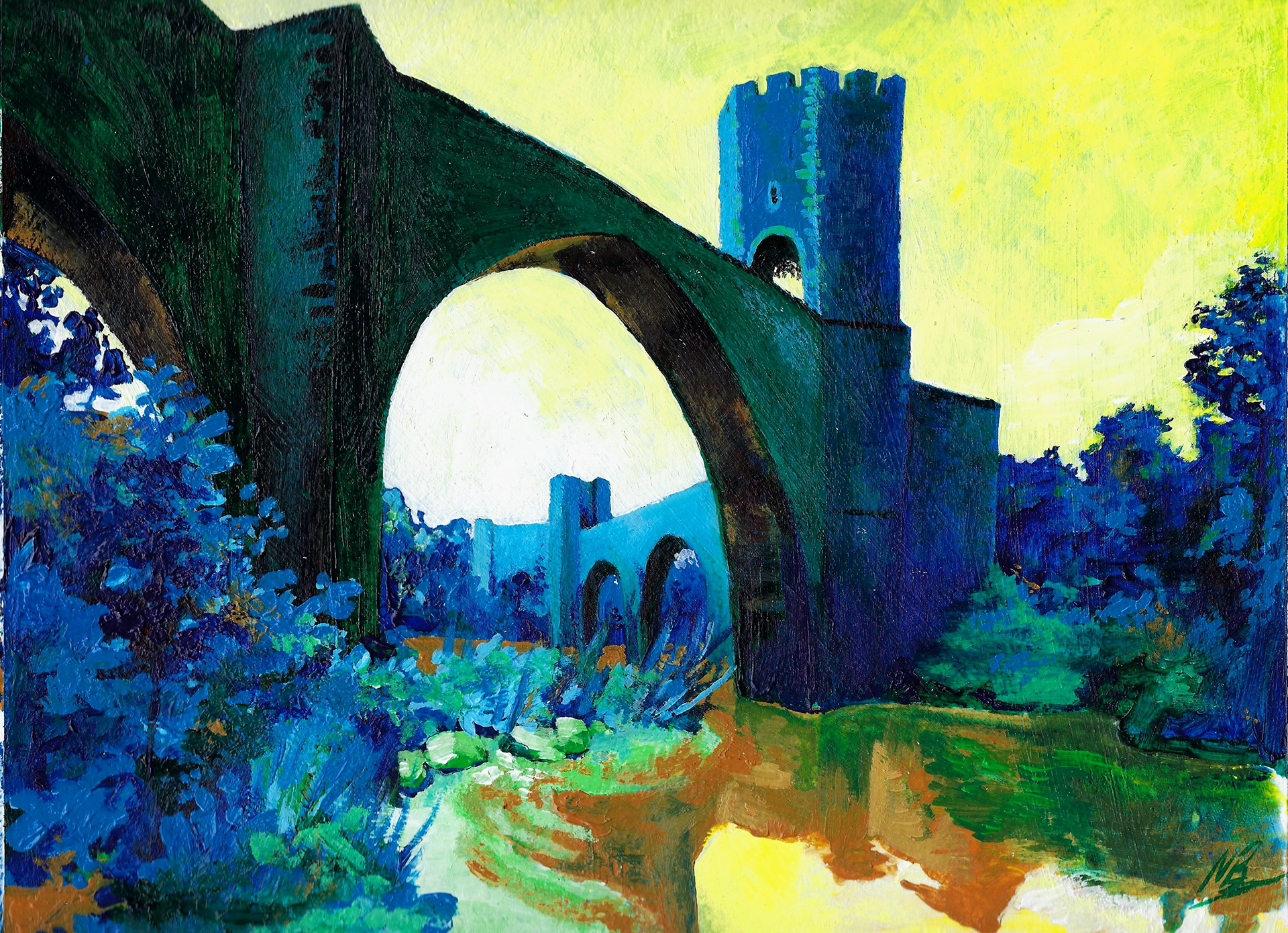 Naomi Brown "Non-Local Color Painting" Acrylic, Make it Pop, Make it Zag, Make it Float class