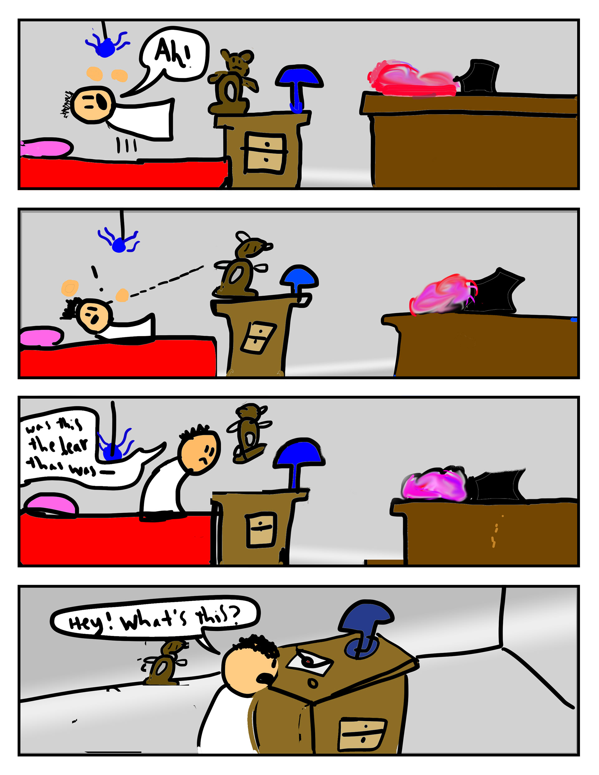 AJ Lee, "The Letter", Photoshop, Webtoons and Storyboarding