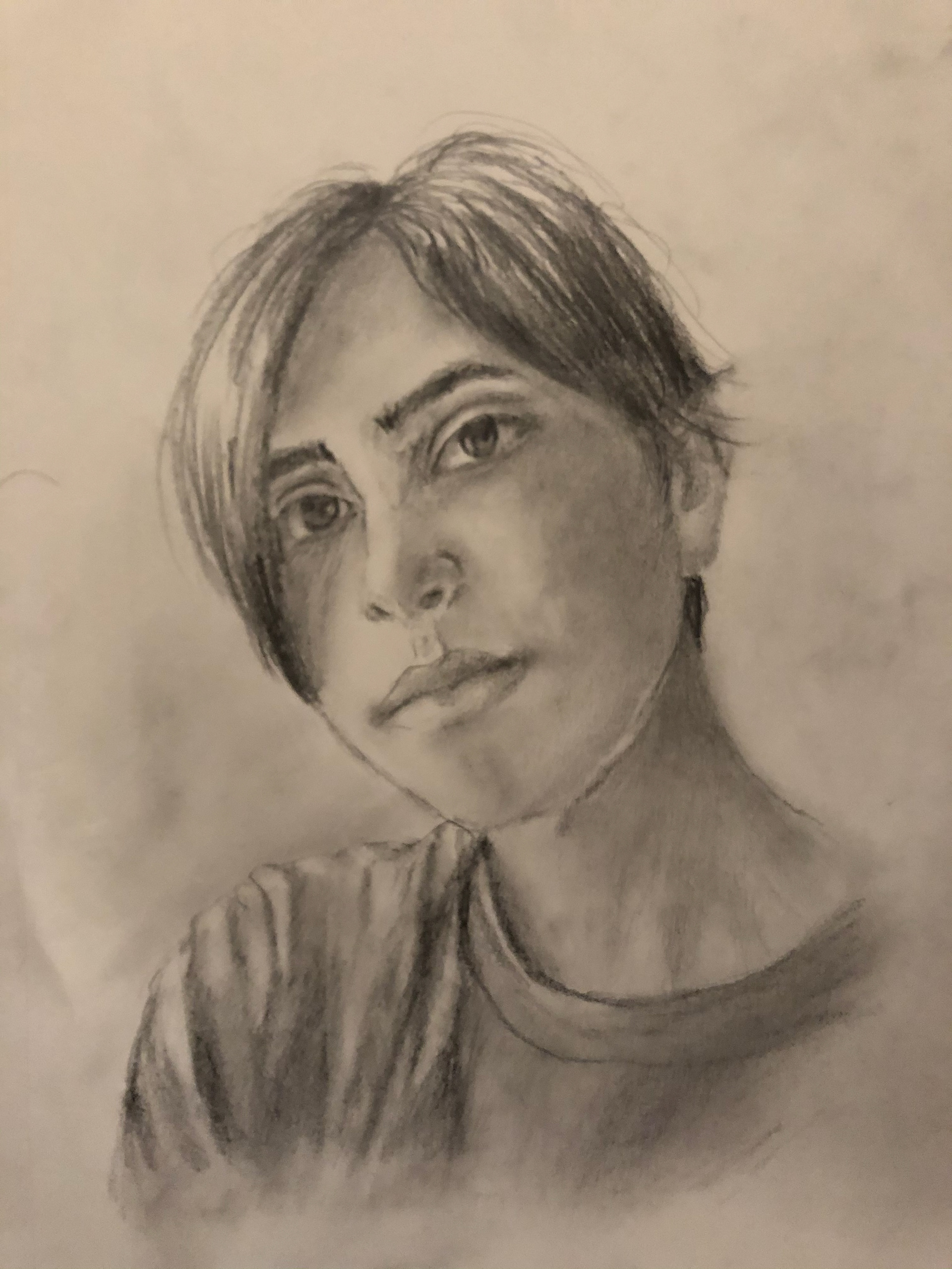 Zoe Stiefel, "All About Me" Drawing, Narrative Self Portraits Class