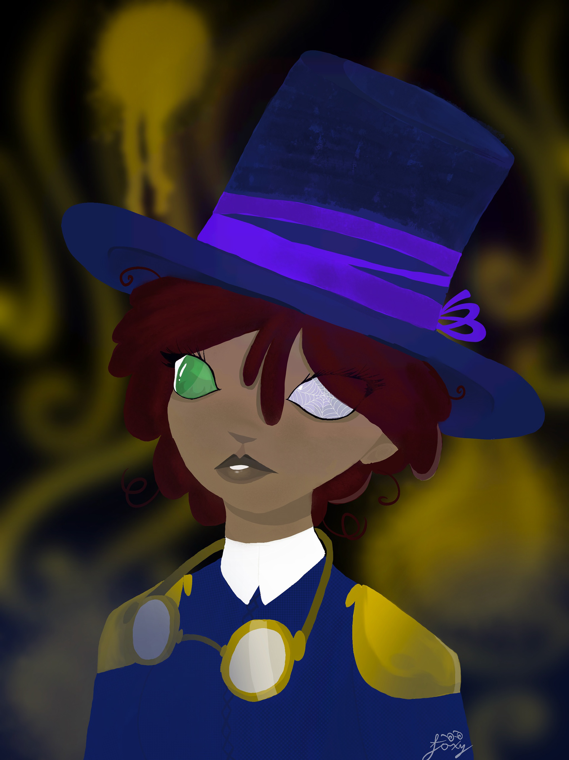 Audrey Blackham, "Steampunk", Digital Art, Digital Illustration Class