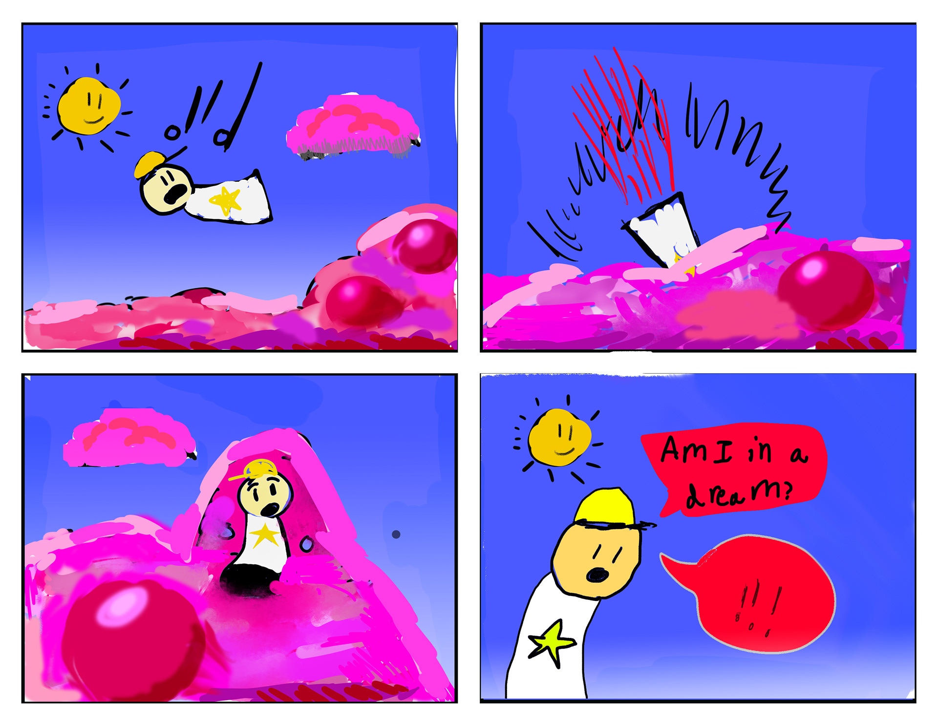 AJ Lee, "Entrance" part 1, Photoshop, Webtoons and Storyboarding