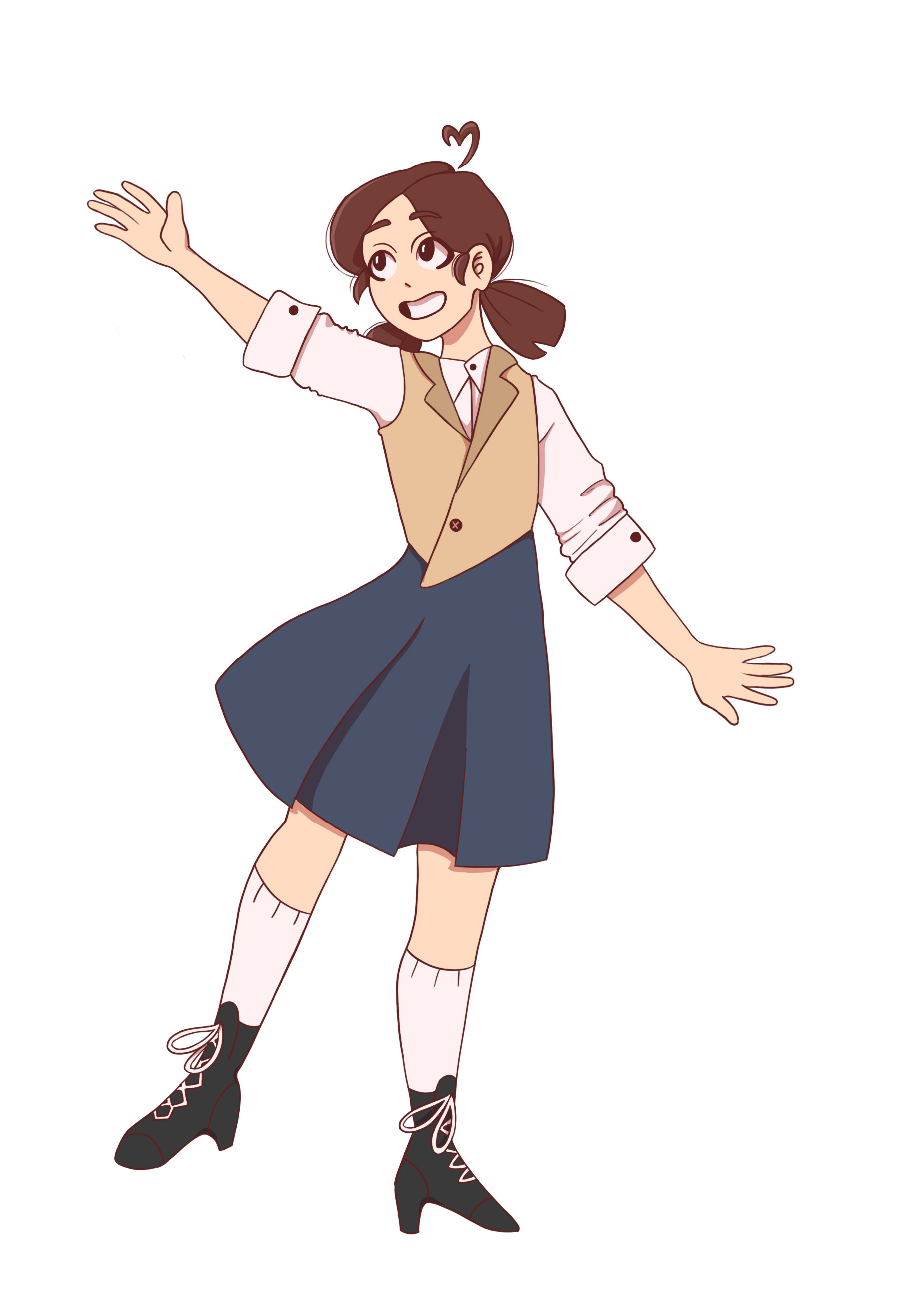 Jessie Robertson, "Main Character Drawing", Digital Art, Webtoons and Storyboarding