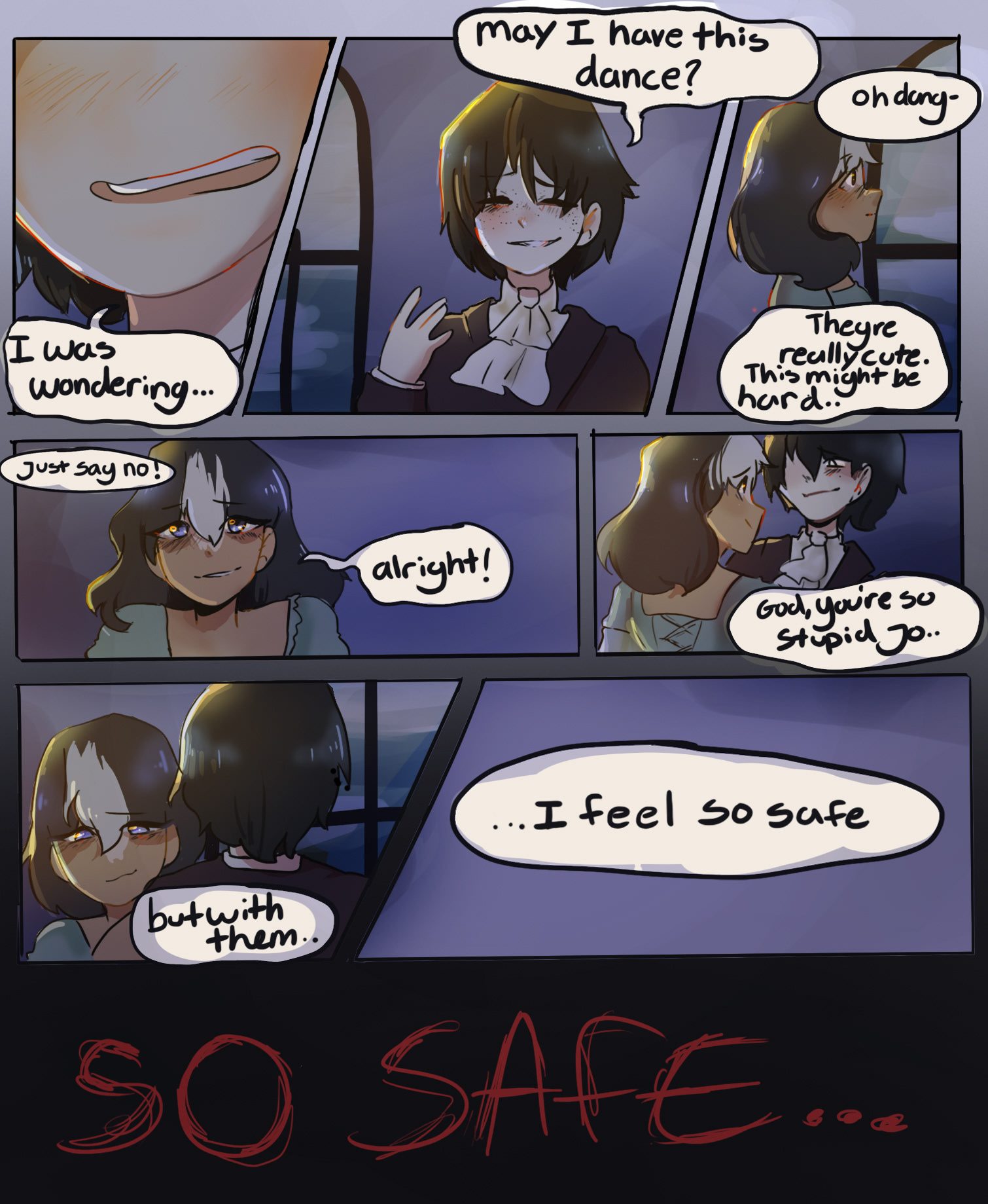 Francesca Koonce, "From Ashes" part 2, Digital Art, Webtoons and Storyboarding