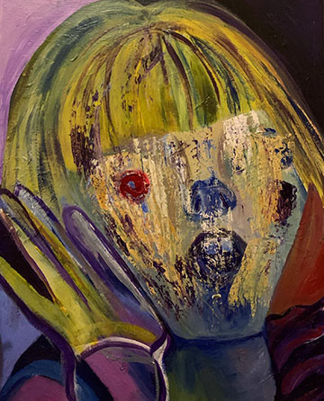 Emma Anderson, "You Must Be So Happy Now", Acrylic on canvas board, 16" x 20"