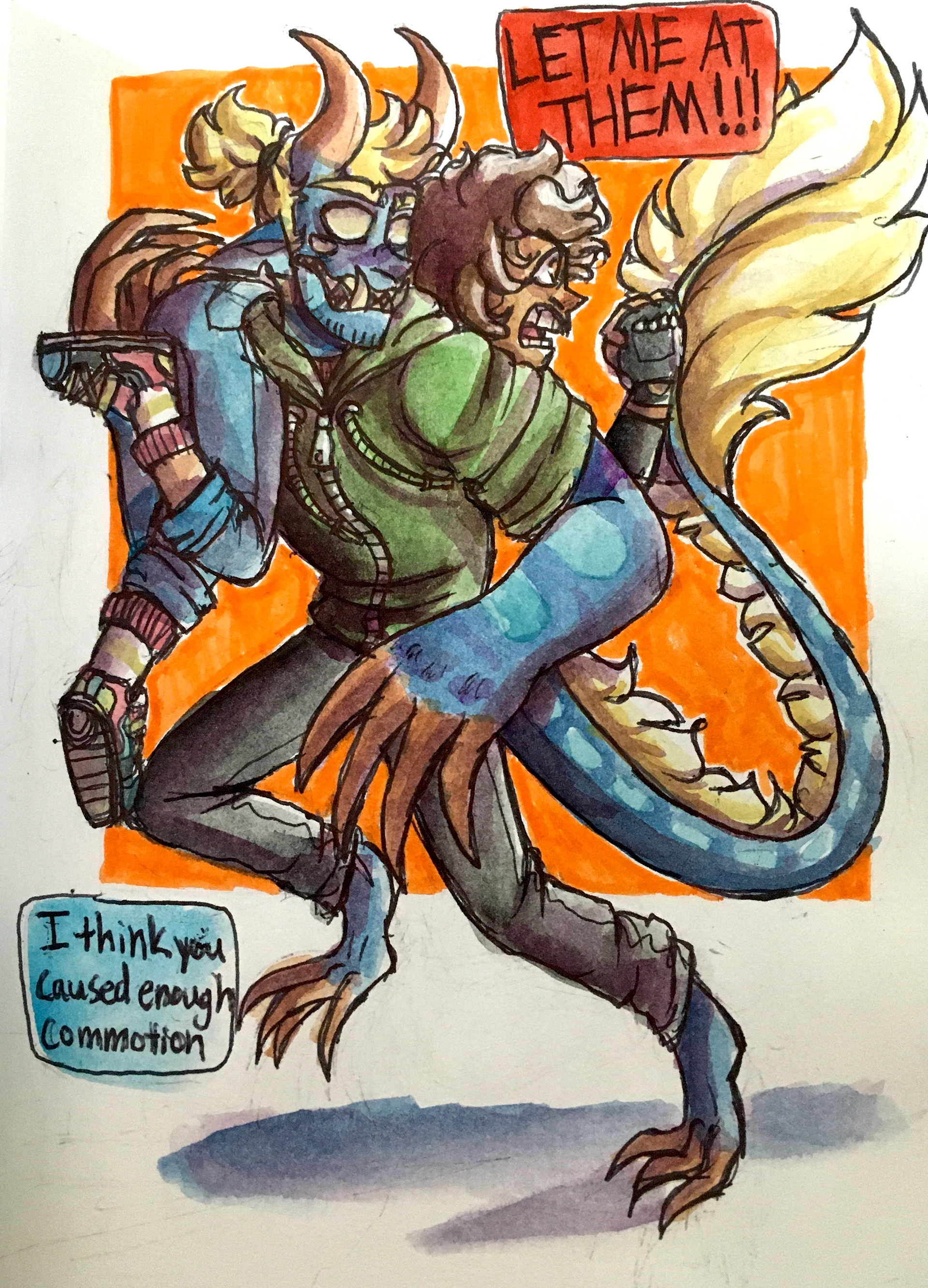 Julia Camino "Run (Personal Project)" Watercolor, Narrative Illustration and Visual Storytelling class