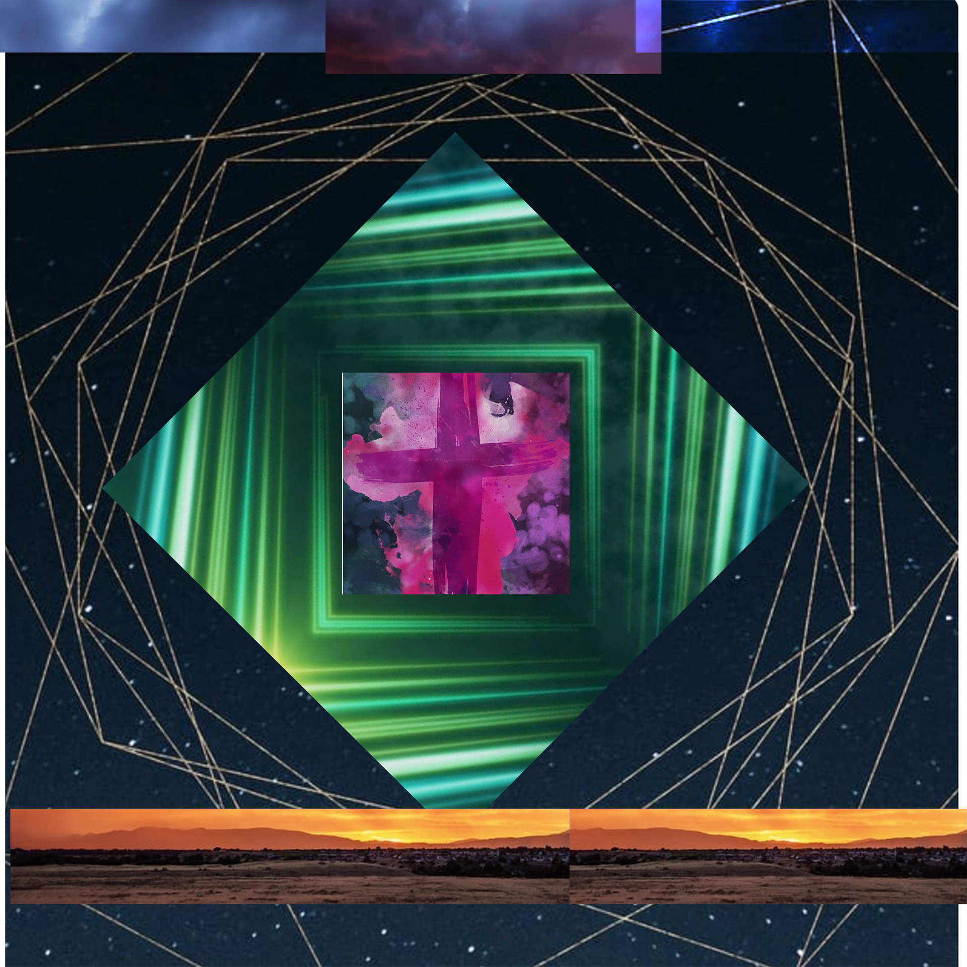 Ellen Przybylski, "Photoshop Work" Digital Art, Create! Digital Collage Teacher's Workshop