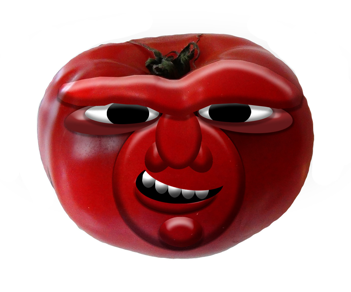 Brooke Allen "Tomato Monster" Digital Art, Digital Painting: Photoshop Monsters Class