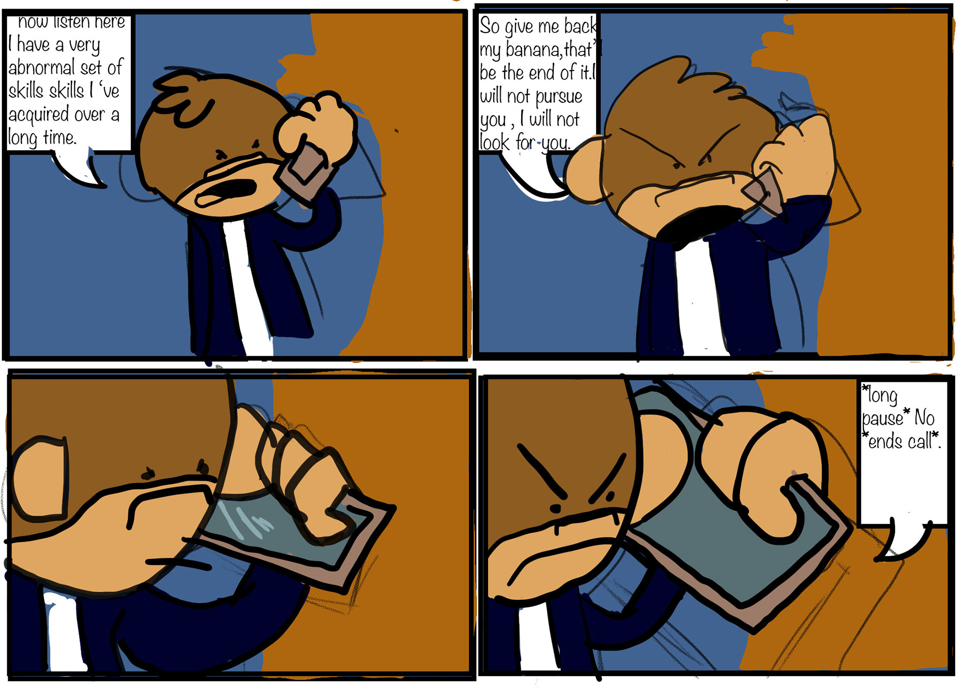 Michael Thompson, "Monkeys" part 2, Digital Art, Webtoons and Storyboarding