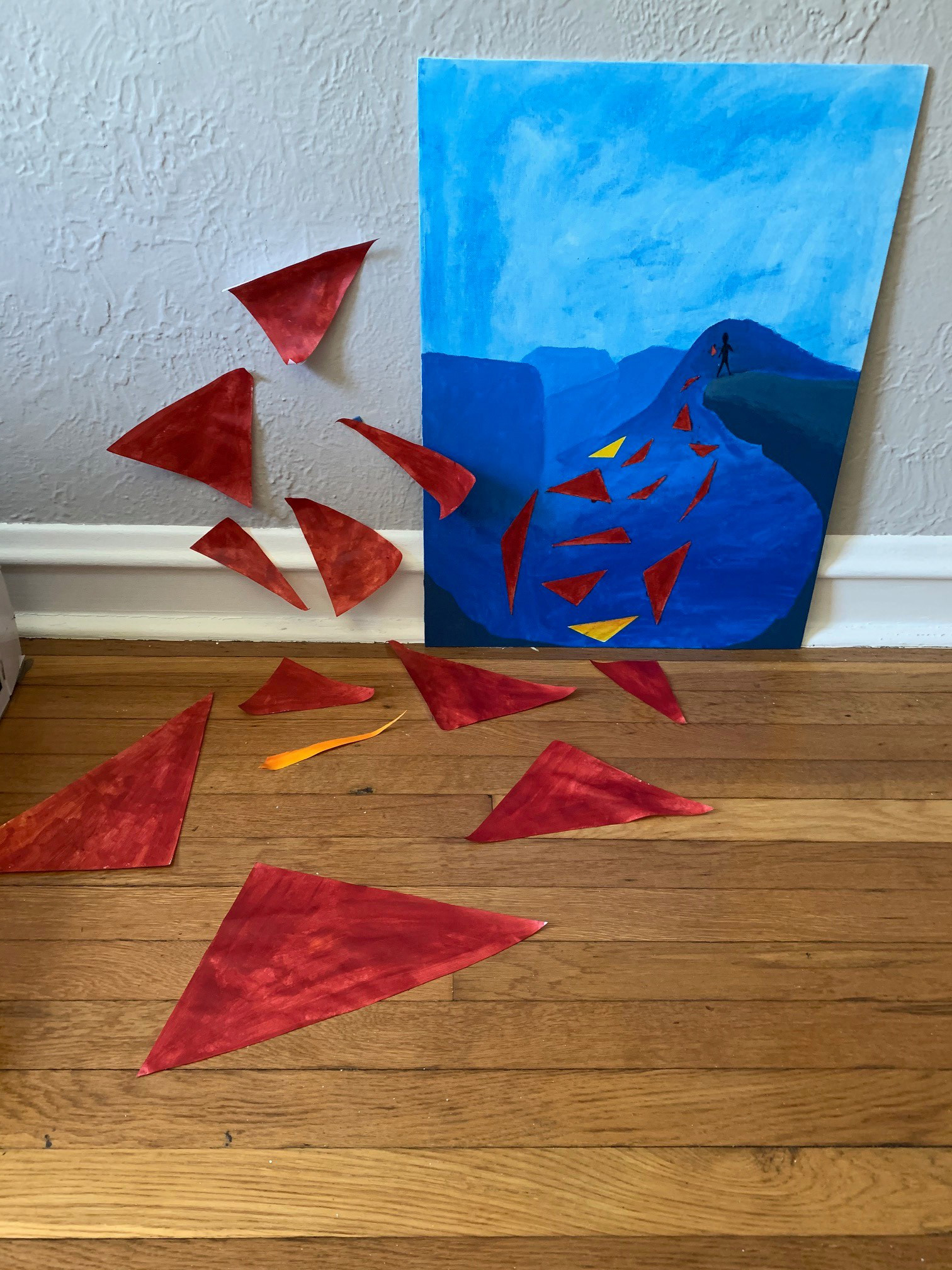 Sarah Harner "Reflection" Acrylic Paint, Intermediate Painting Class