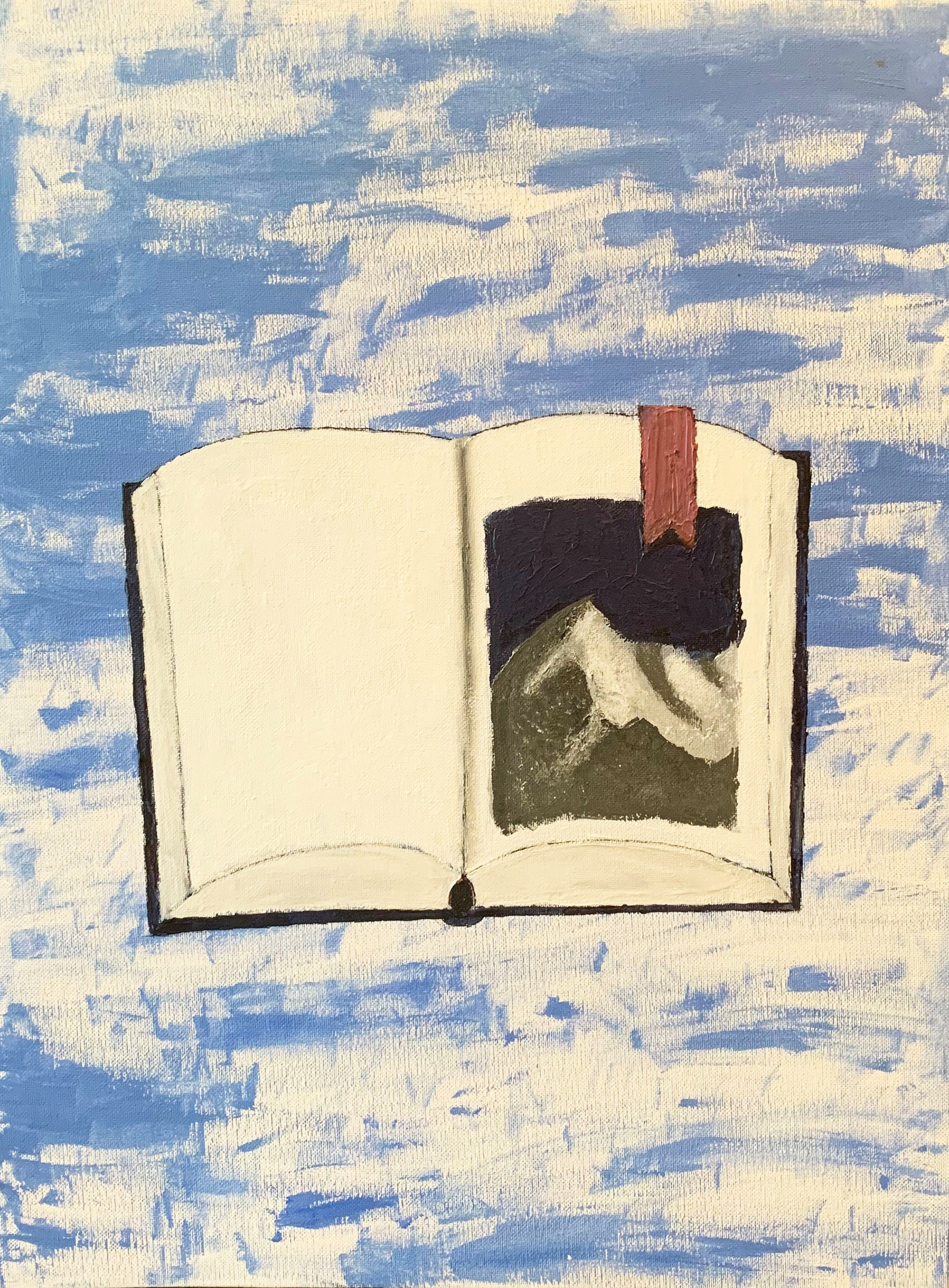 Sarah Harner "Another World Between the Pages" Acrylic Paint, Intermediate Painting Class