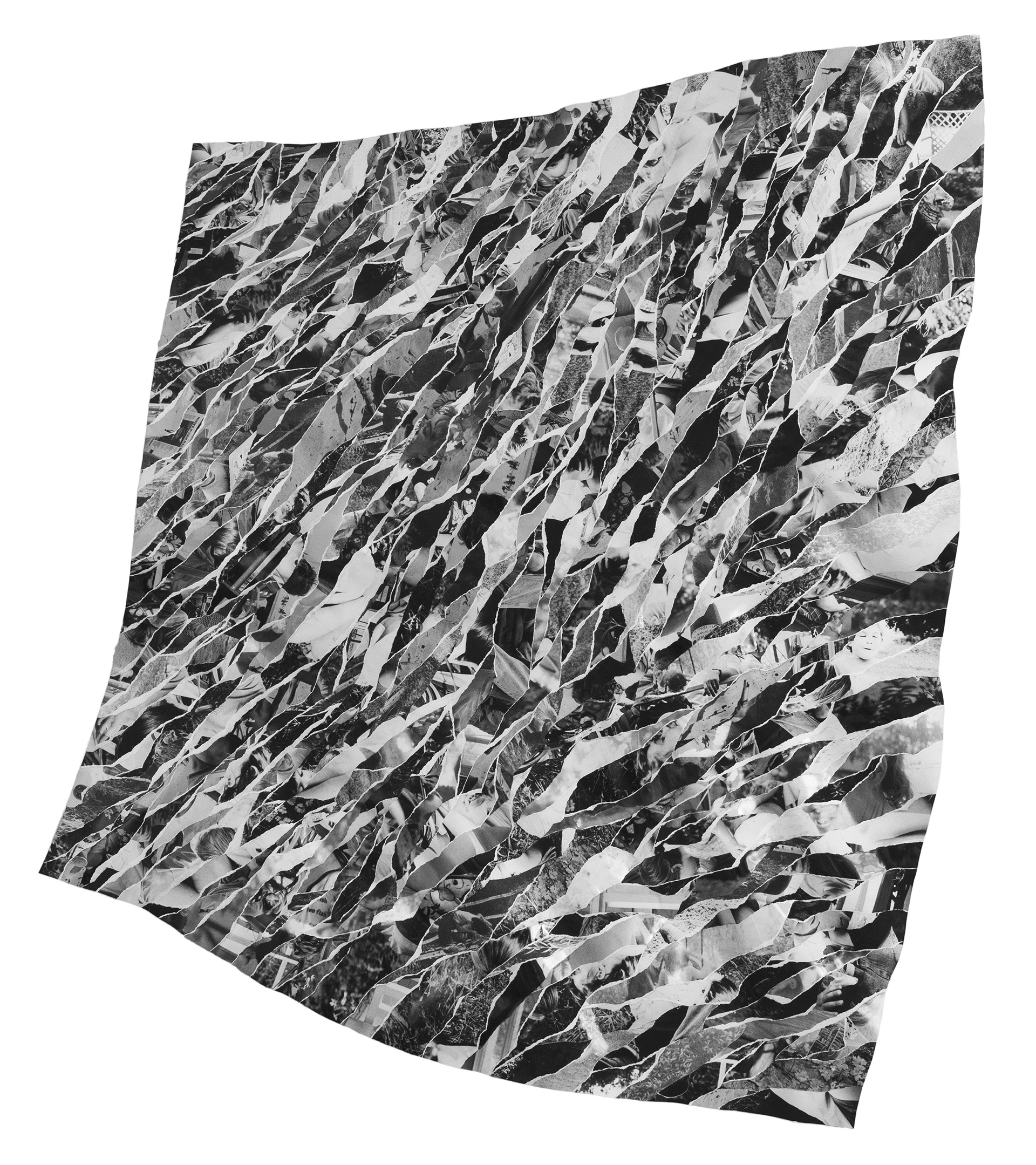 Nathan Florsheim, "When We Were Together", Archival Pigment Prints, PVA Glue, 57x71", 2020