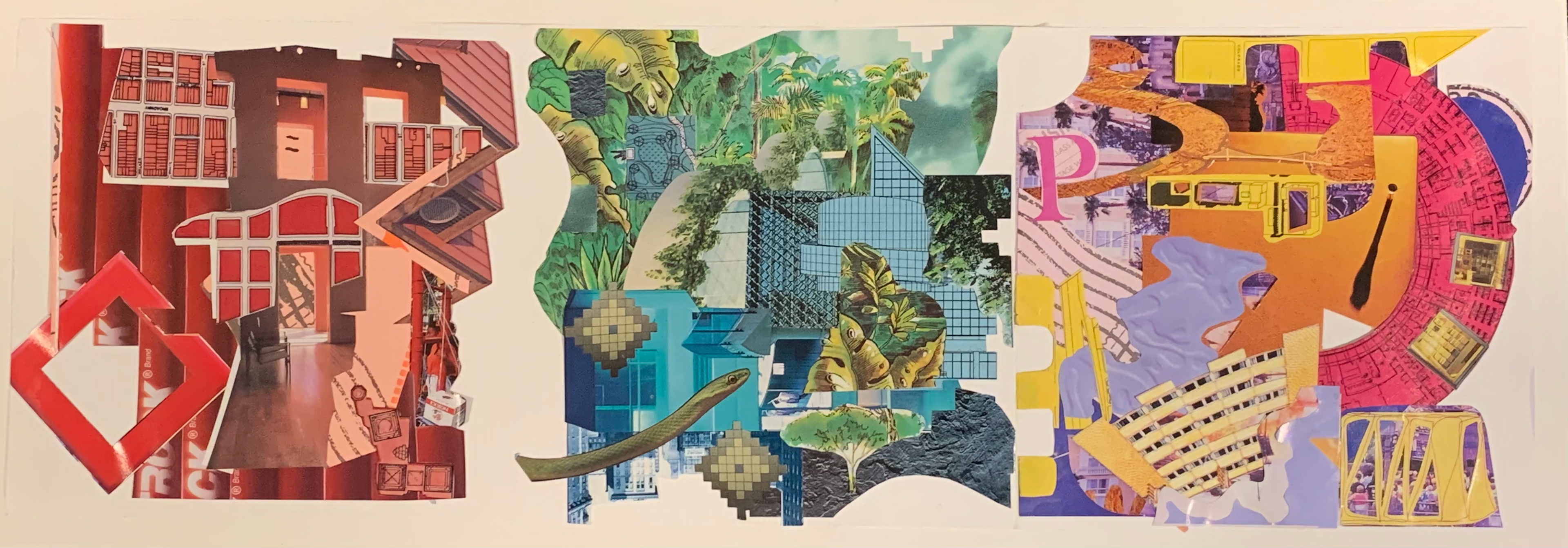 Saija Shah, Untitled, Collage, Color Theory: Portfolio Development