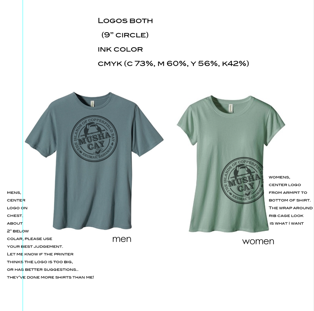 Musha Cay Guest Tshirt Design