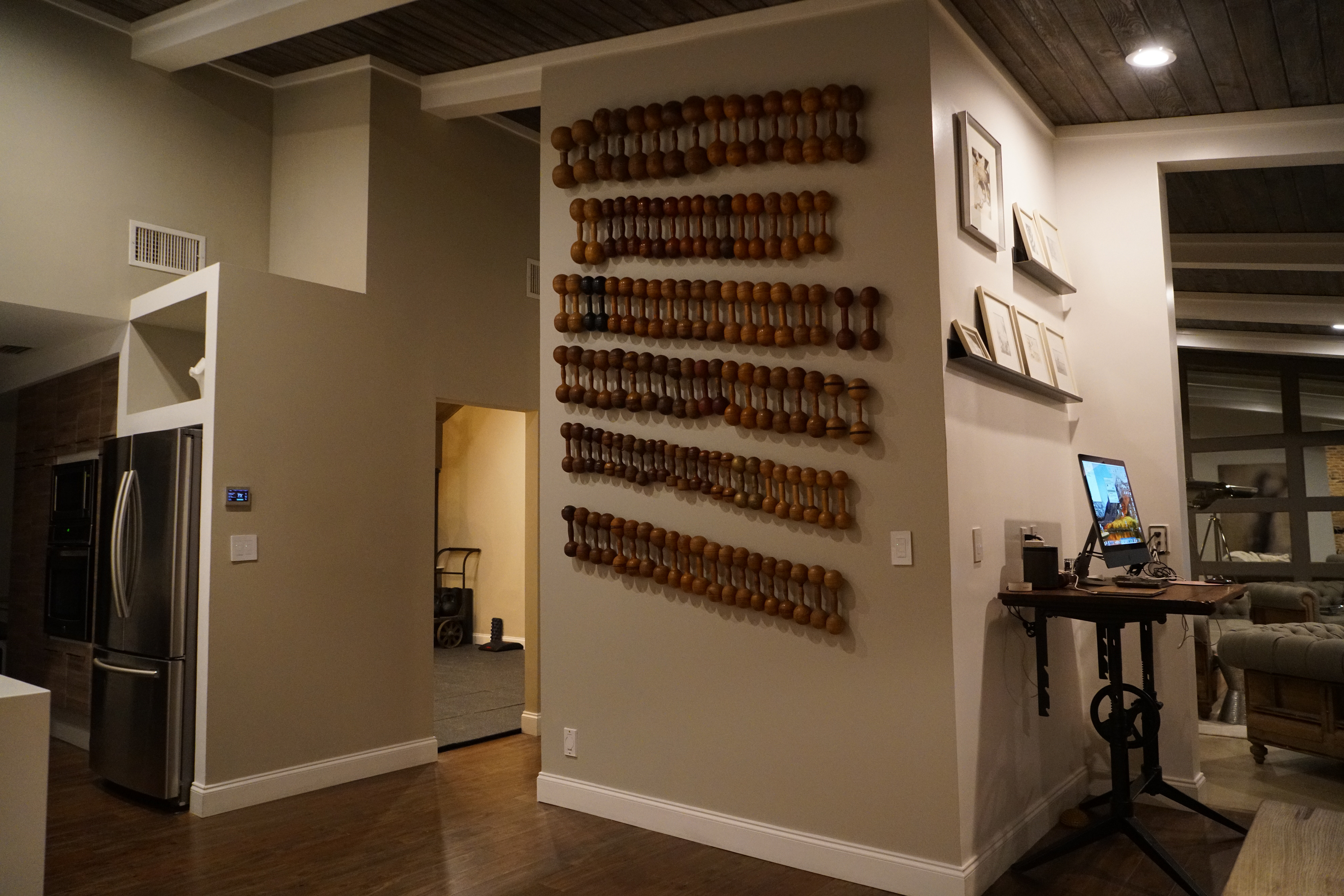 Art Collection of Vintage Dumbells