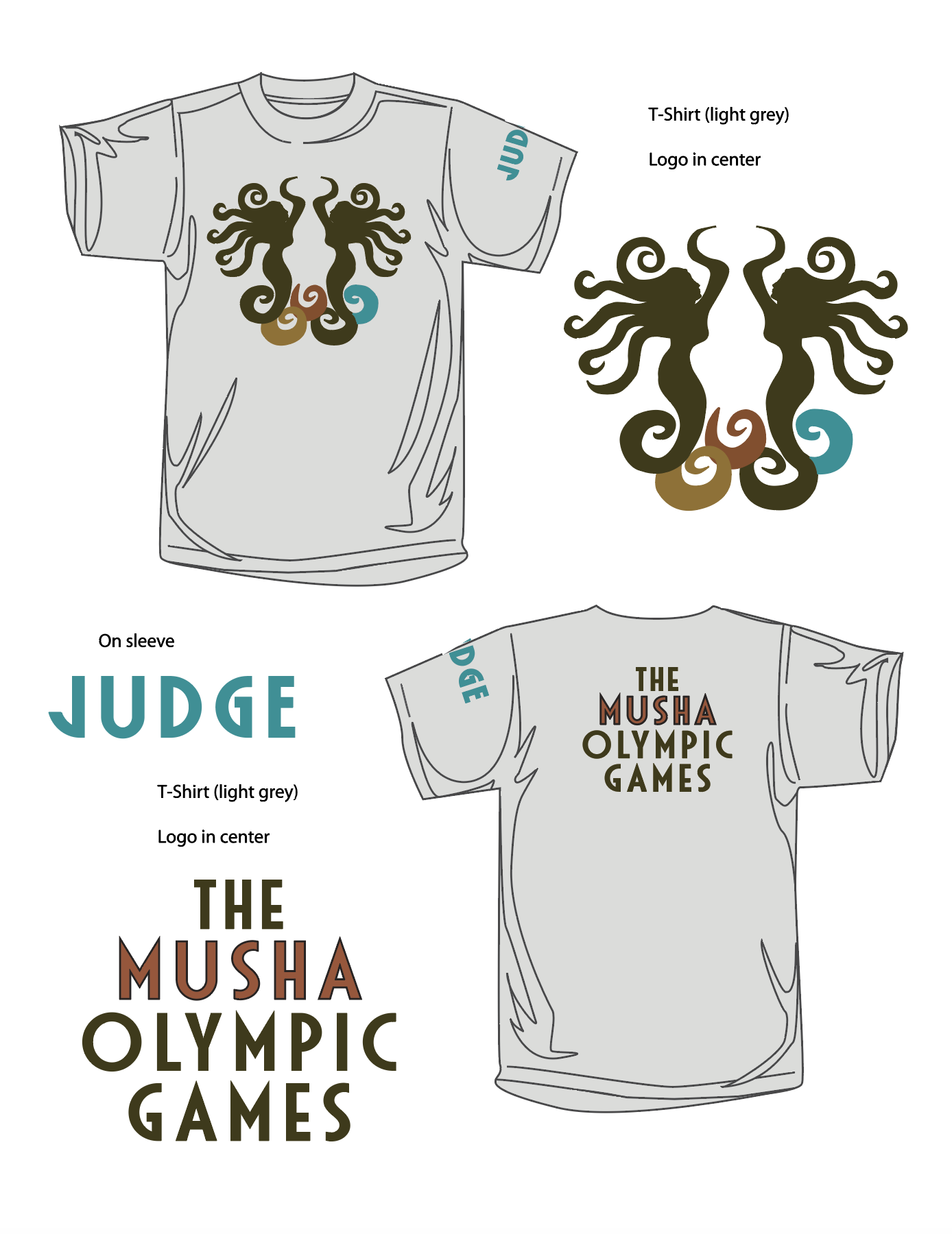 Musha Olympics Judge Shirt Desgin