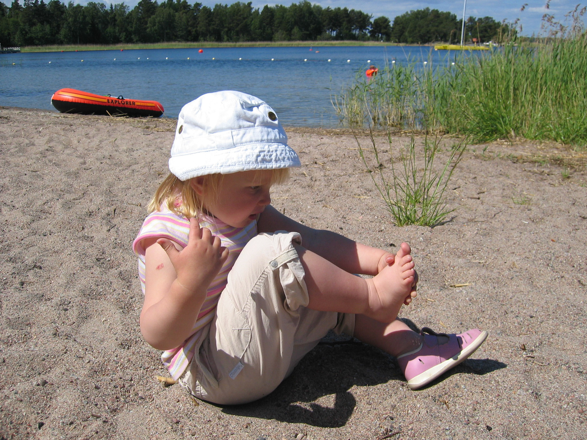 Sand mellan tårna, de' är sommar de'