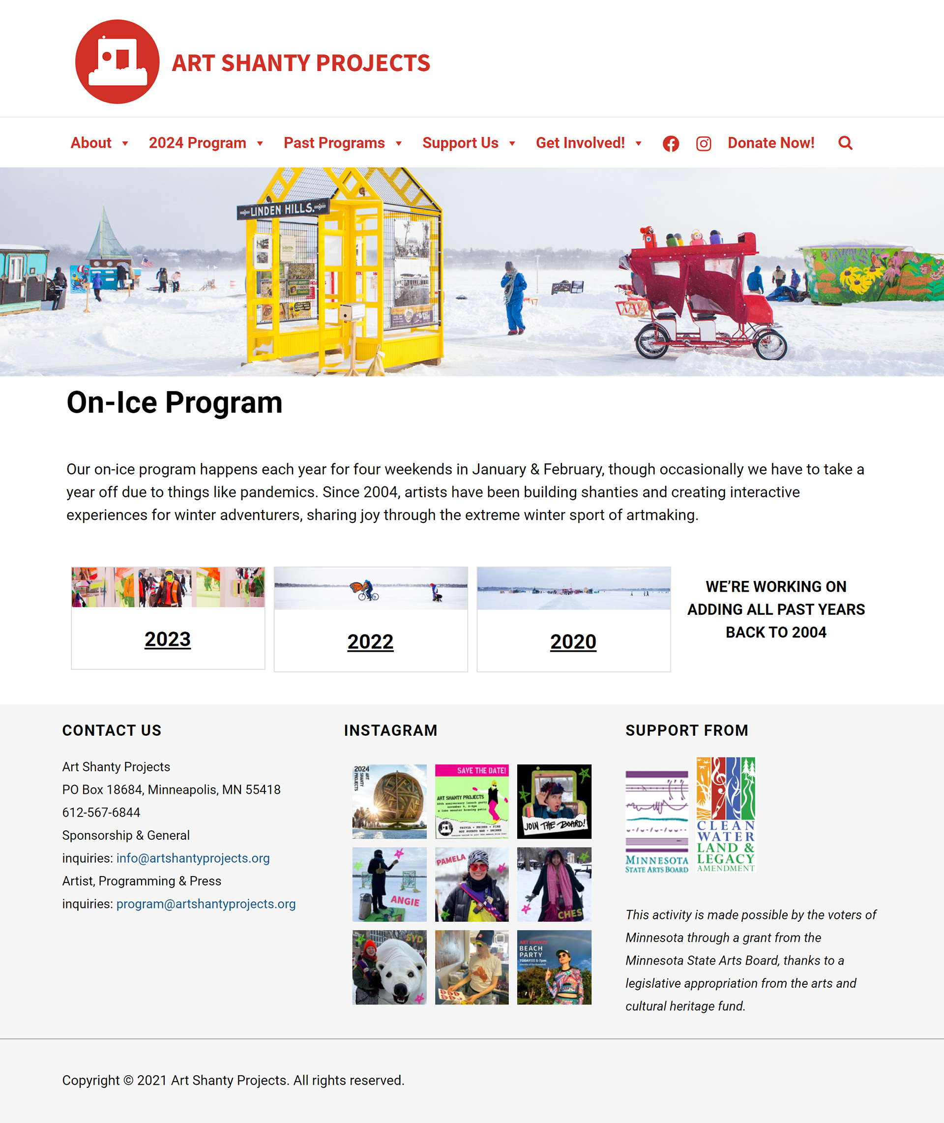 Old Program Page