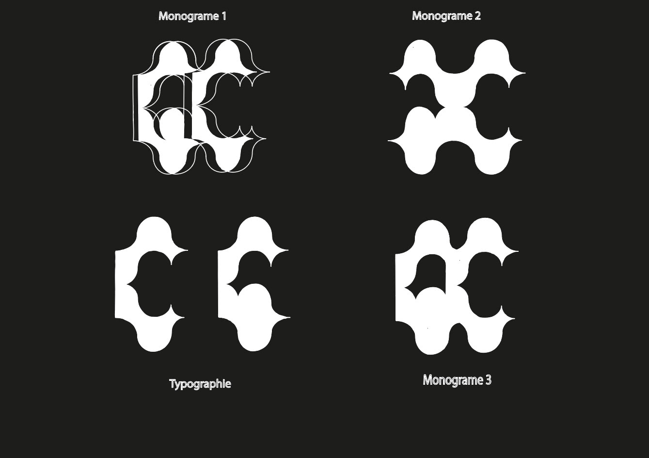 Création_typographie_sur_fond_noir_diiférente_déclinaisons