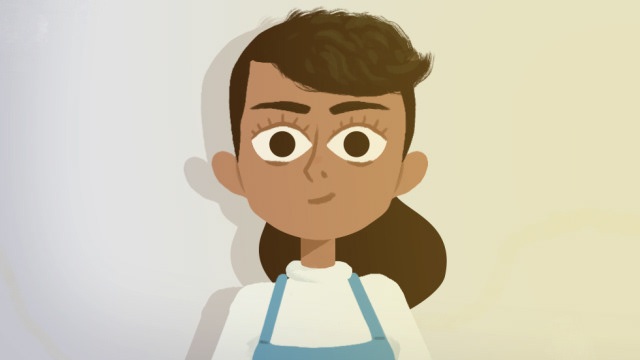 Style frame — character placement