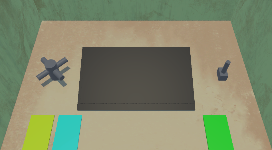 First prototype of the control room