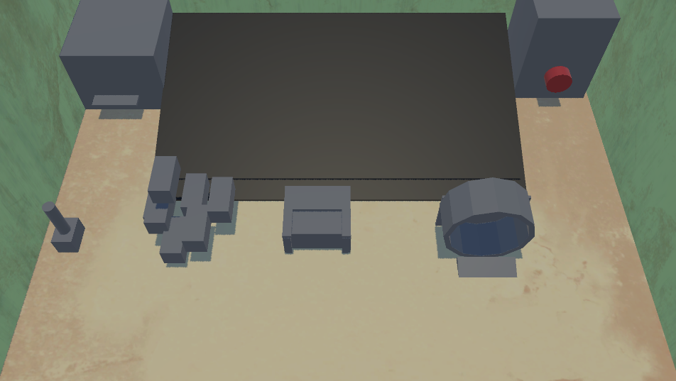 Iteration of the control room with more parts