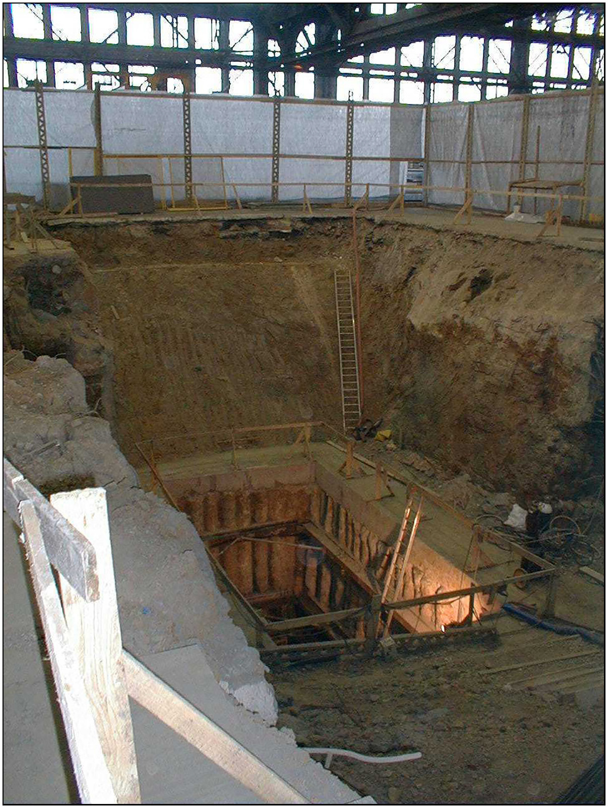 Zukünftige Schlingengrube - "Fosse à boucle" en construction