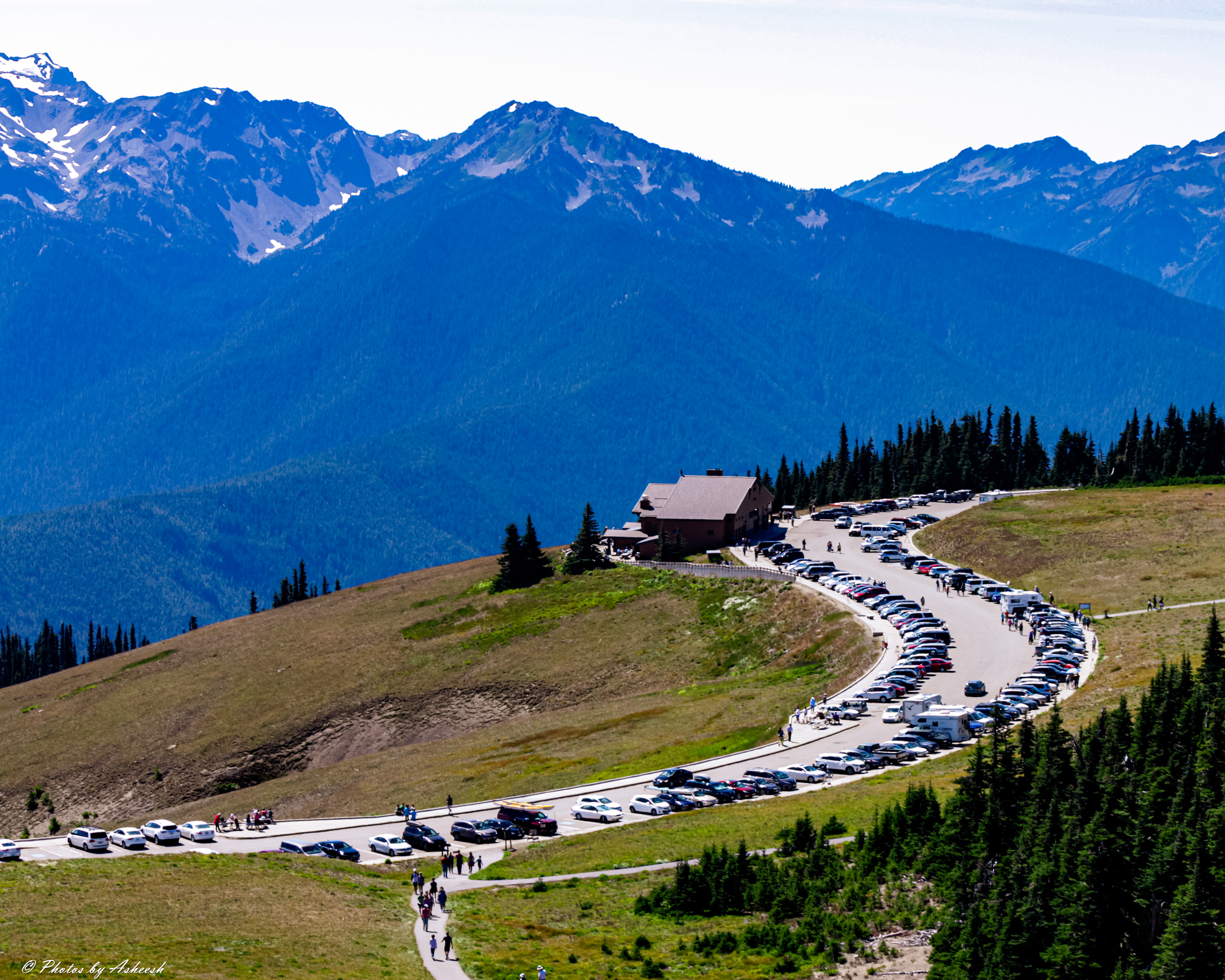 Hurricane Ridge - Parking lot