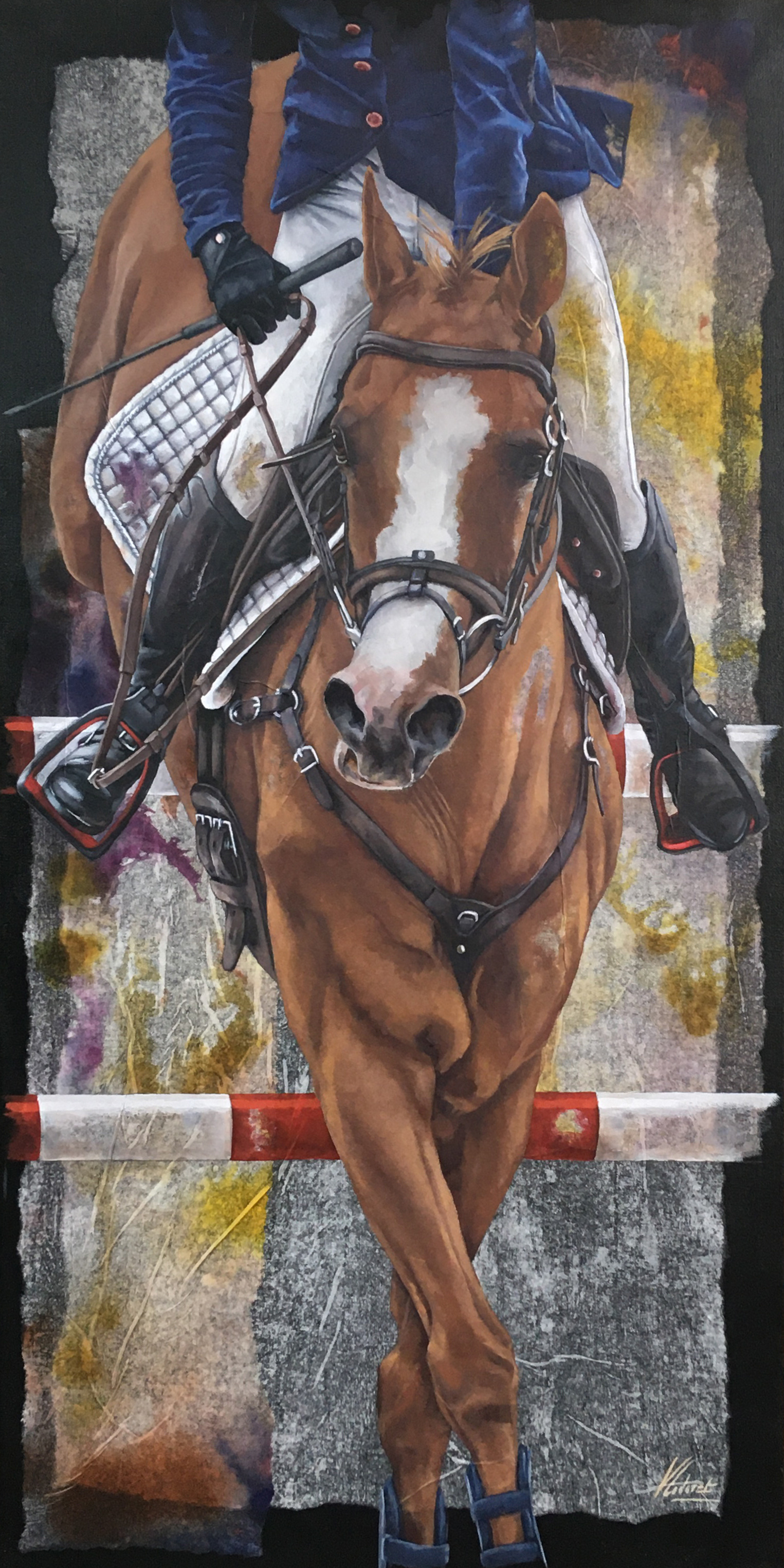 Équidé XVII (100x50 cm)