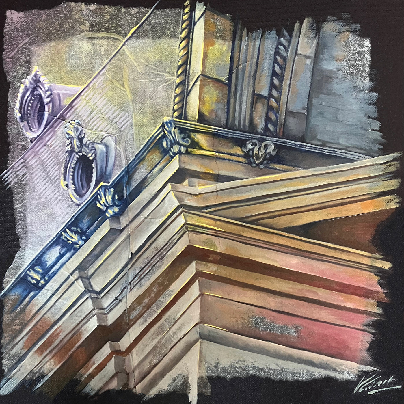 Louvre III - Format 30x30 cm