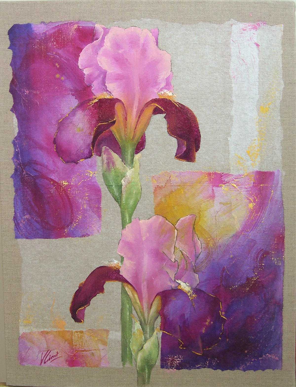 Iris VI -Format 15F (65x54 cm)