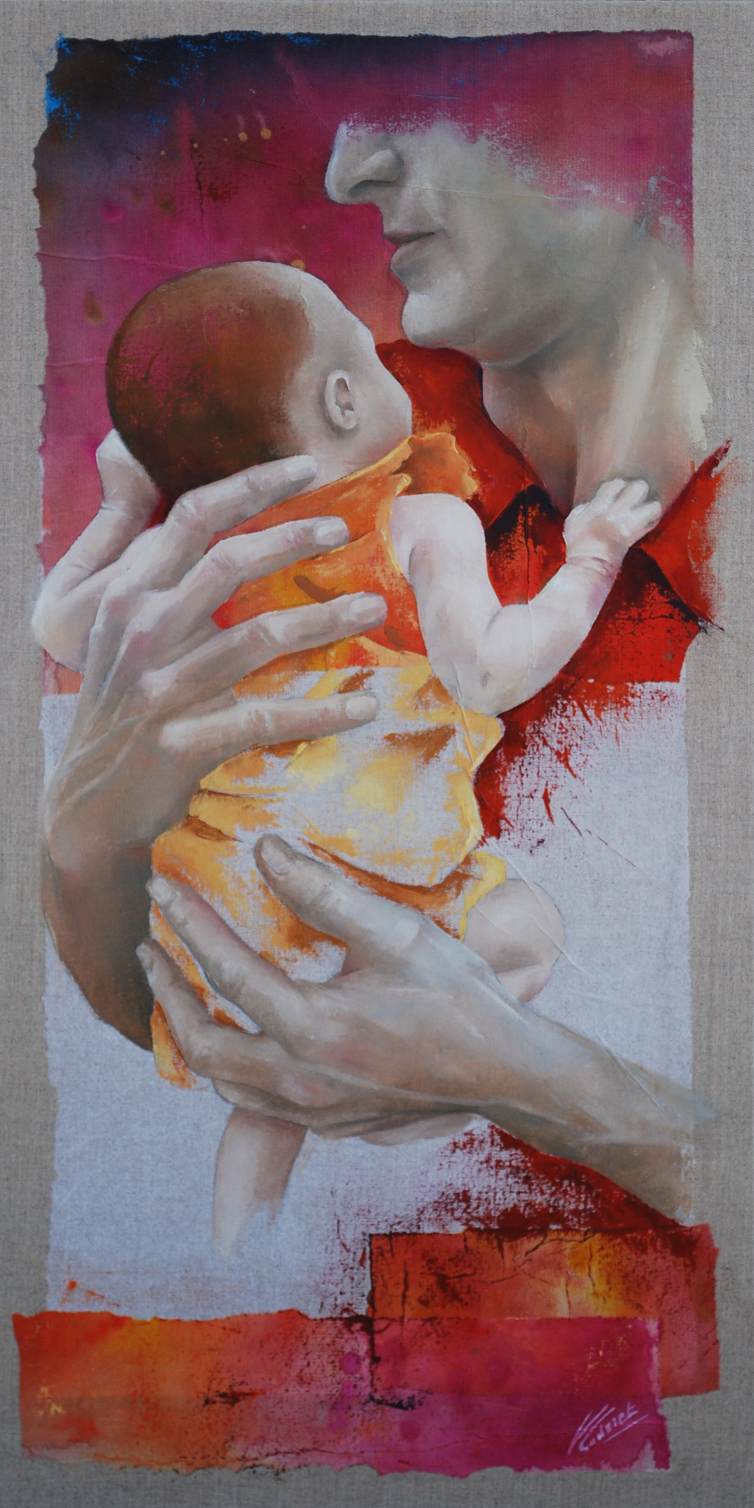 Paternité I - Format 80x40 cm