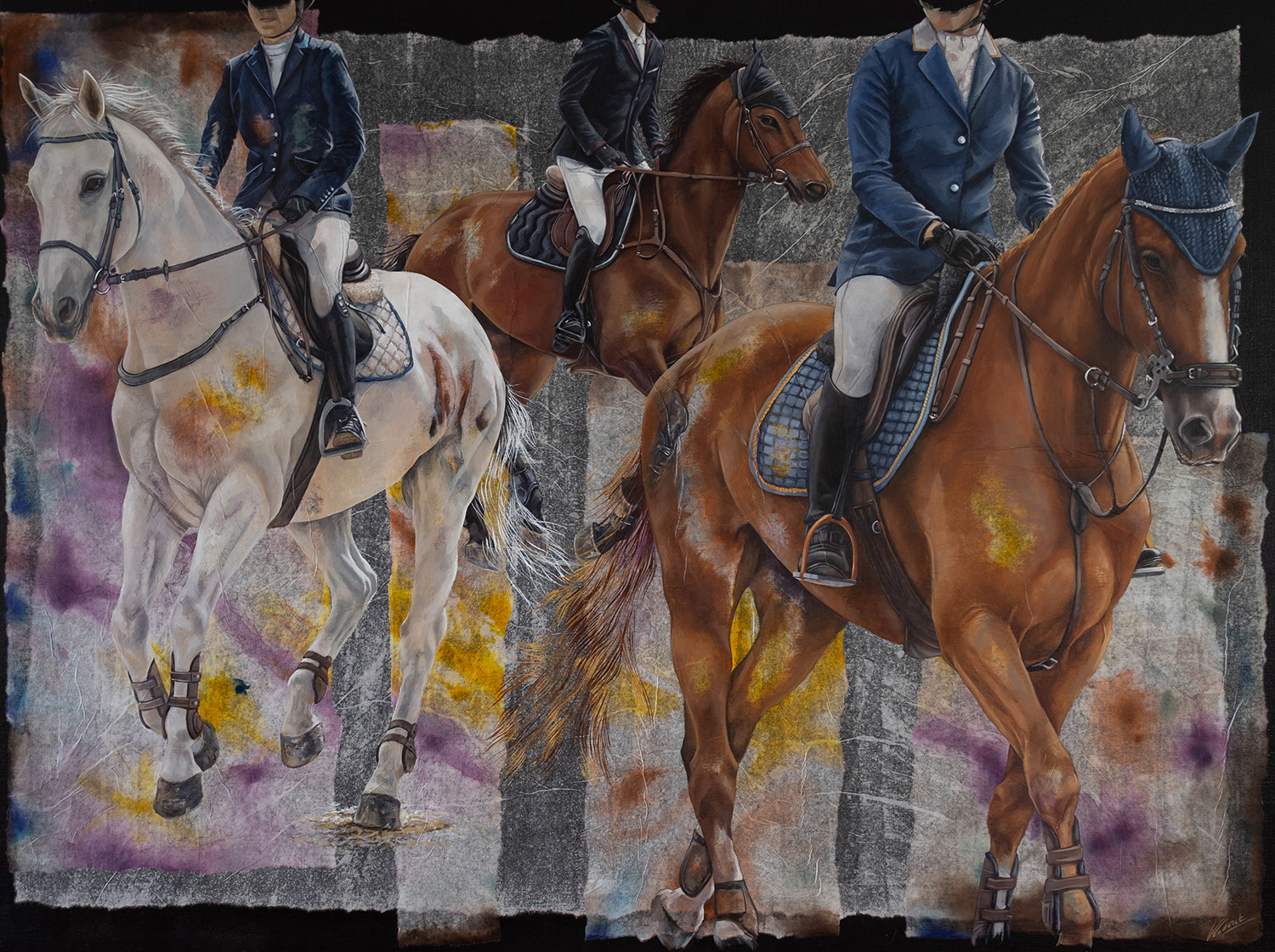 Détente IV - Format 60F (130x97 cm)