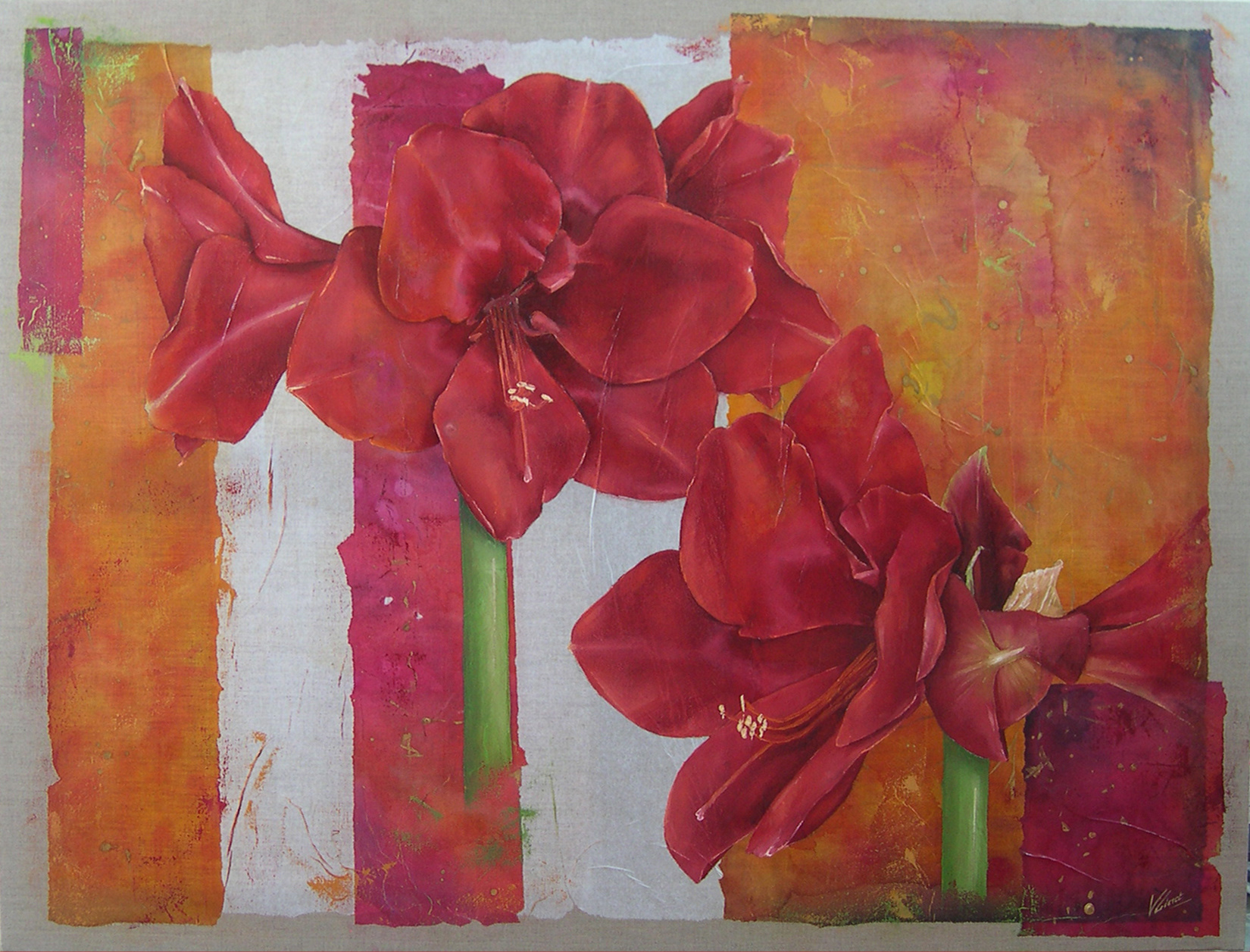 Amaryllis V - Format 50F (89x116 cm)