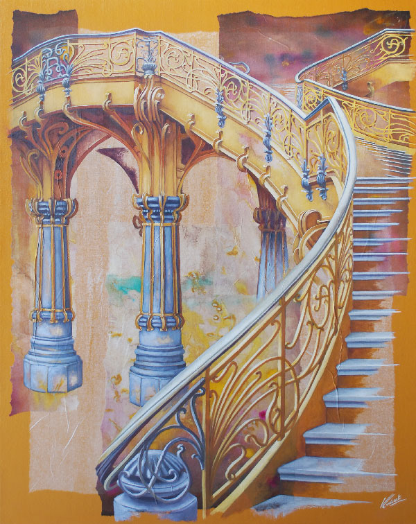 Grand Palais IX (92x73cm)